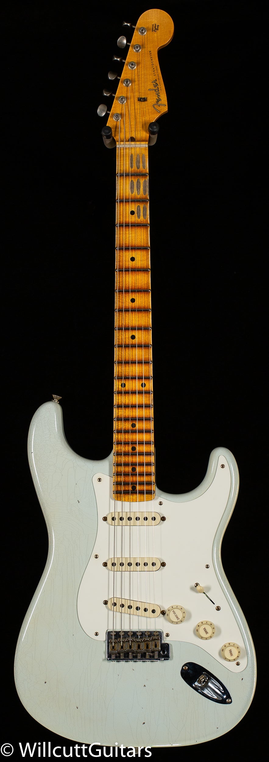Fender Custom Shop 1956 Stratocaster Journeyman Relic Super Faded Aged Sonic Blue (356)