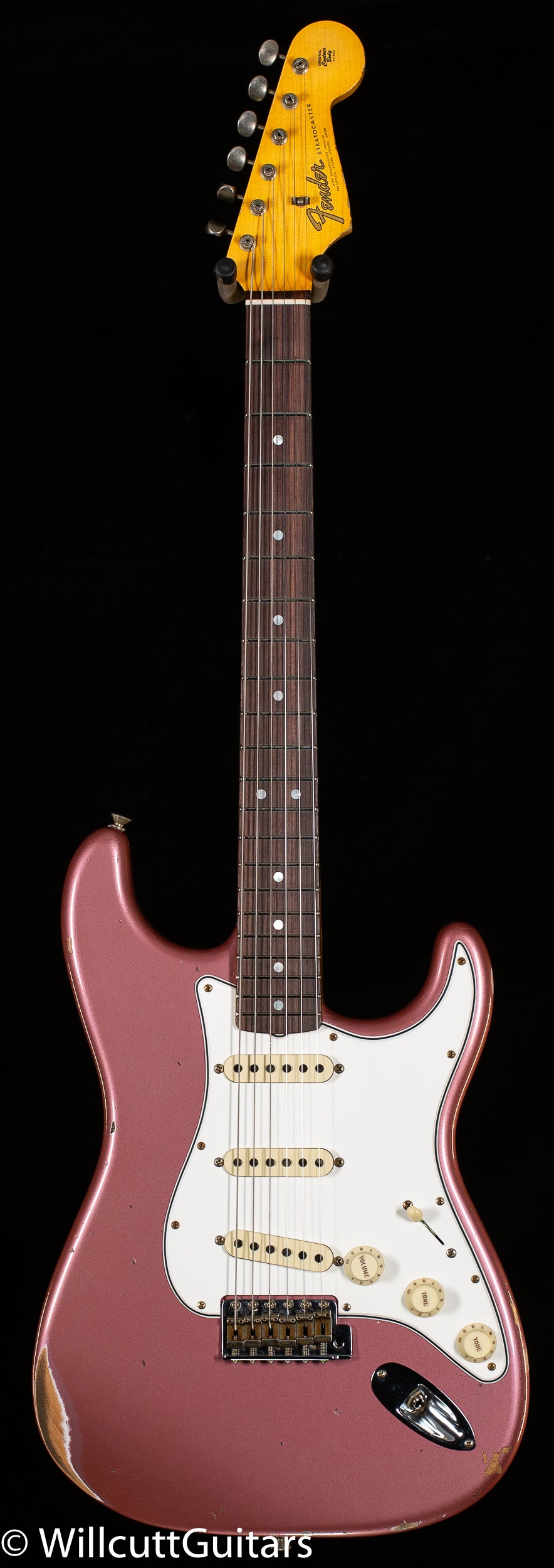 Fender Custom Shop Late 1964 Stratocaster Relic Aged Burgundy Mist Metallic (374)