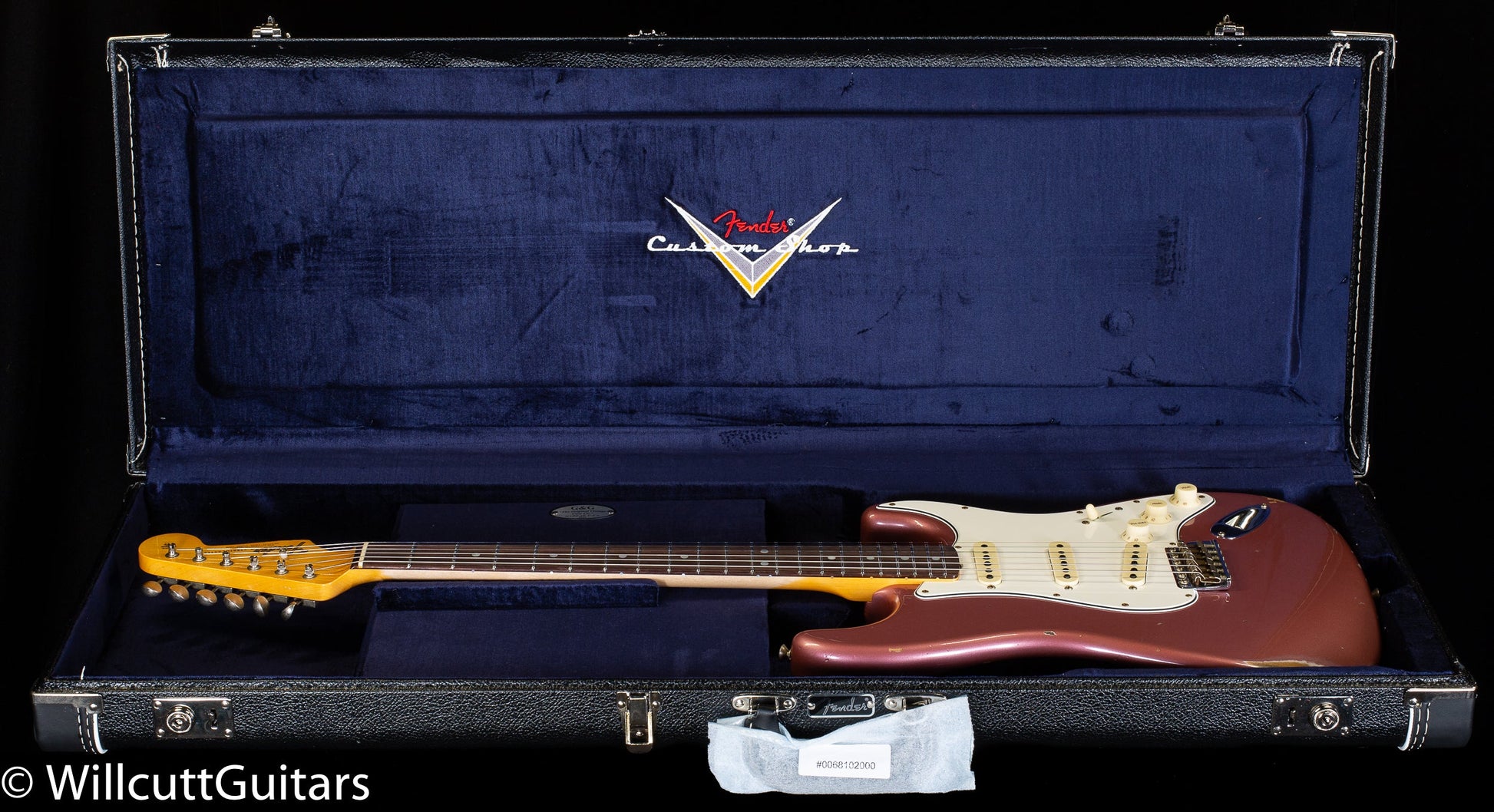 Fender Custom Shop Late 1964 Stratocaster Relic Aged Burgundy Mist Metallic (374)