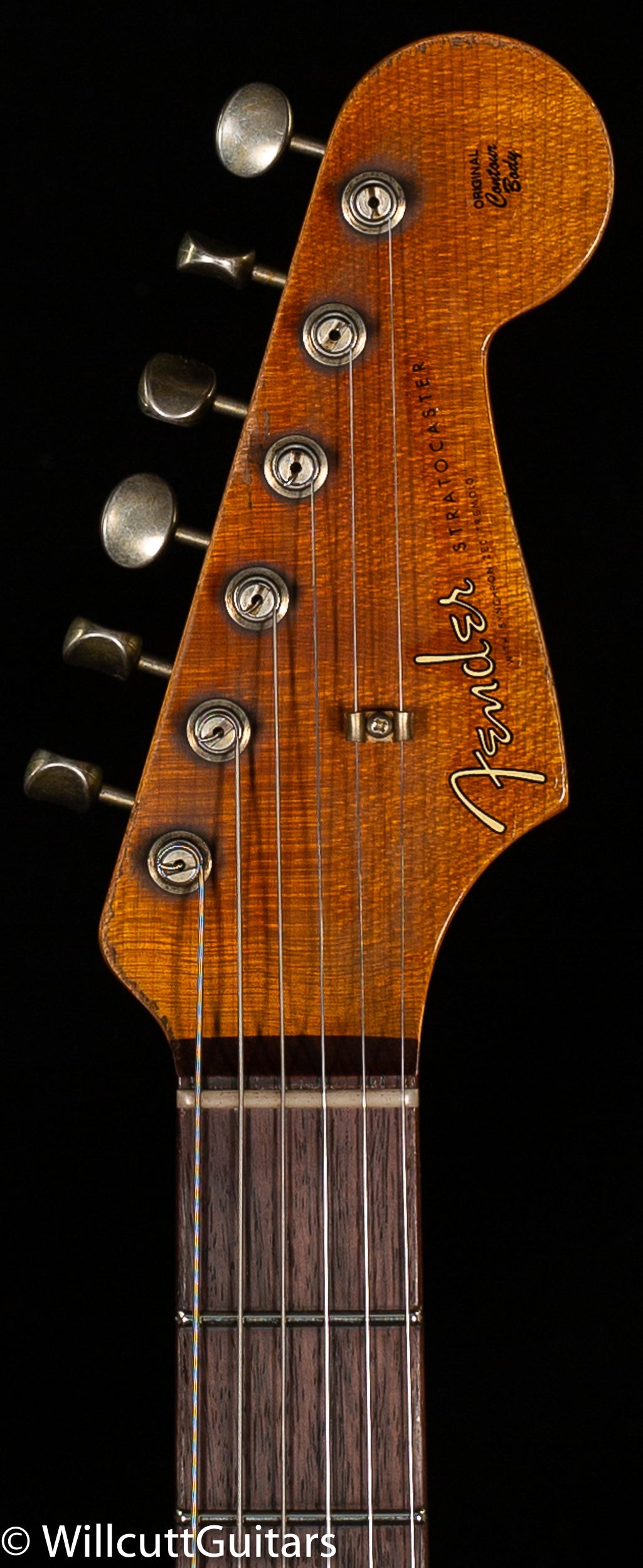 Fender Custom Shop Roasted 1960 Stratocaster Heavy Relic Aged Olympic White over 3-Color Sunburst (869)
