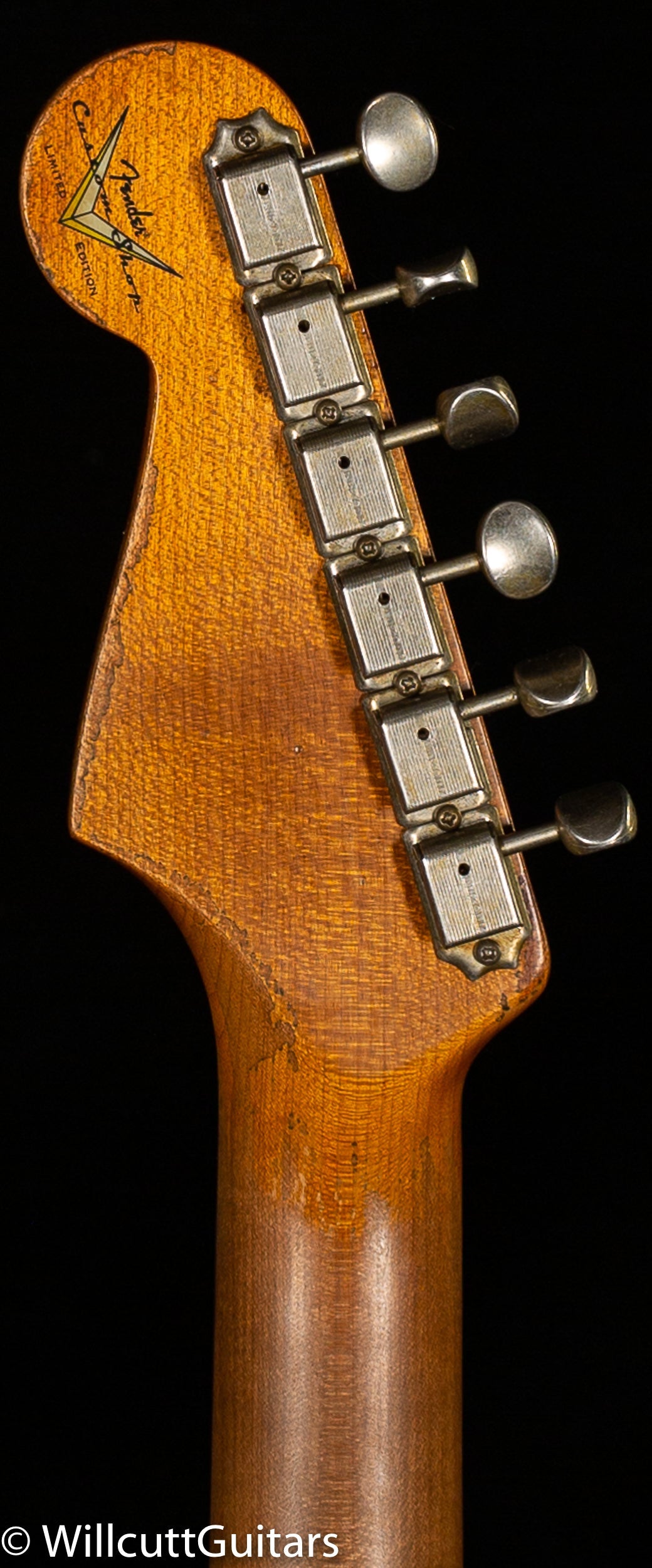 Fender Custom Shop Roasted 1960 Stratocaster Heavy Relic Aged Olympic White over 3-Color Sunburst (869)