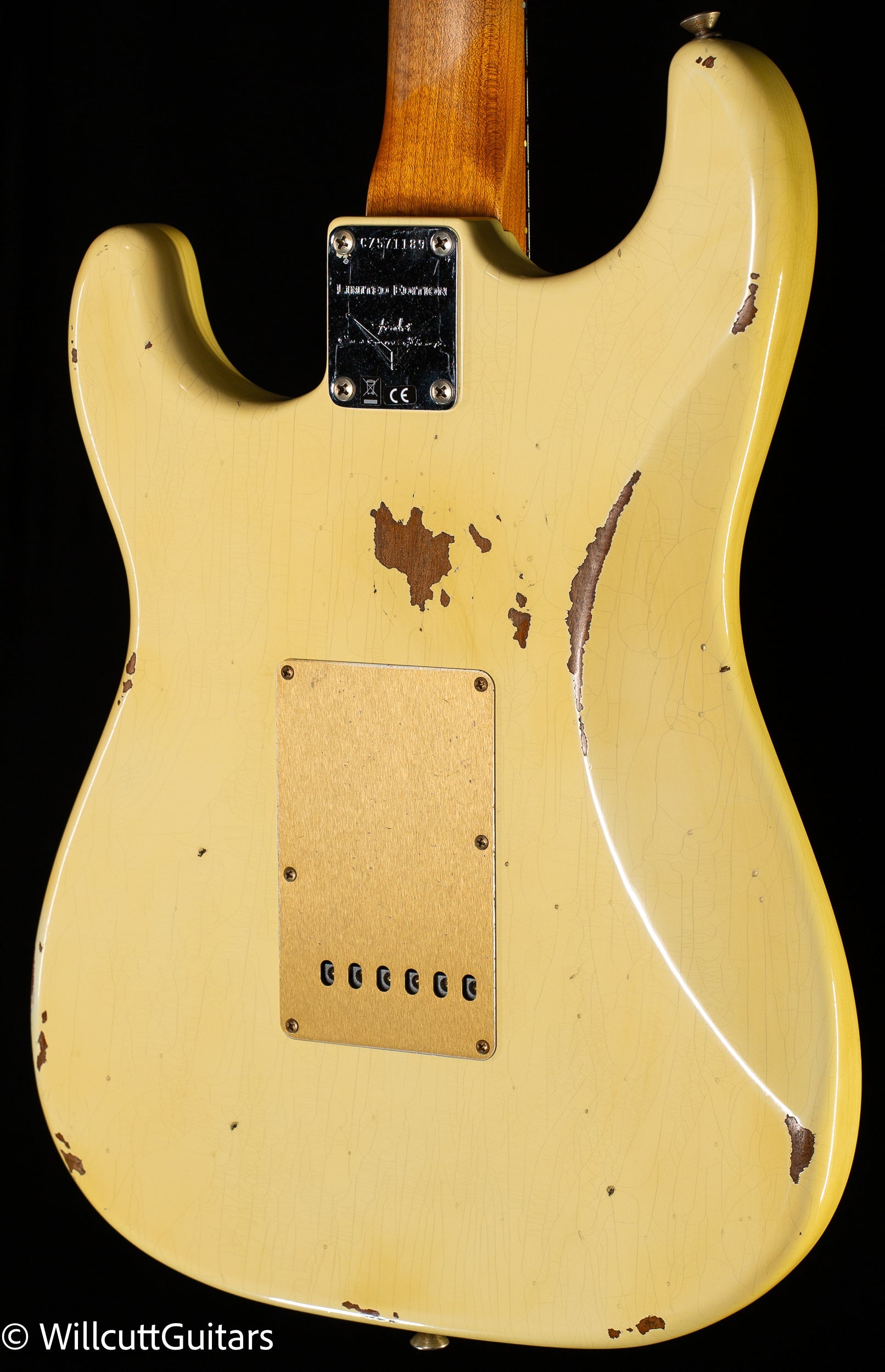 Fender Custom Shop LTD Roasted Bighead Strat Relic Aged Vintage White (189)