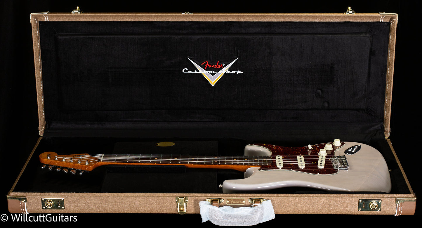 Fender Custom Shop LTD Roasted Pine Strat Deluxe Closet Classic White Blonde (595)