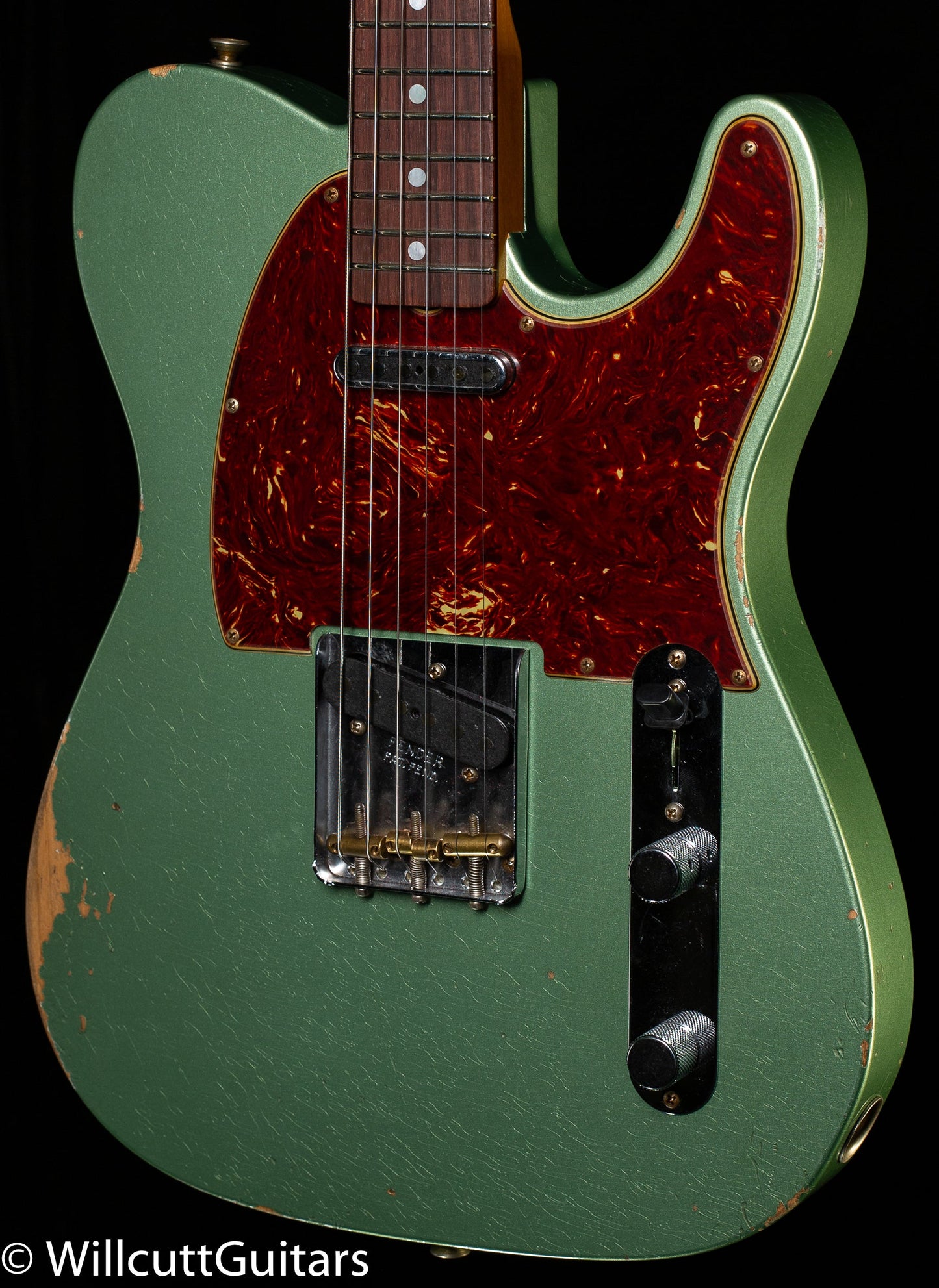 Fender Custom Shop 1964 Telecaster Relic Aged Relic Sage Green Metallic (909)