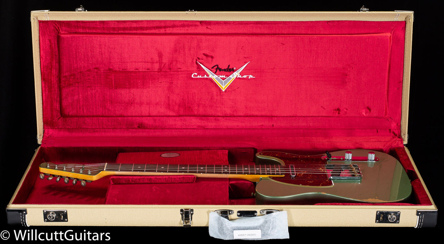 Fender Custom Shop 1964 Telecaster Relic Aged Relic Sage Green Metallic (909)
