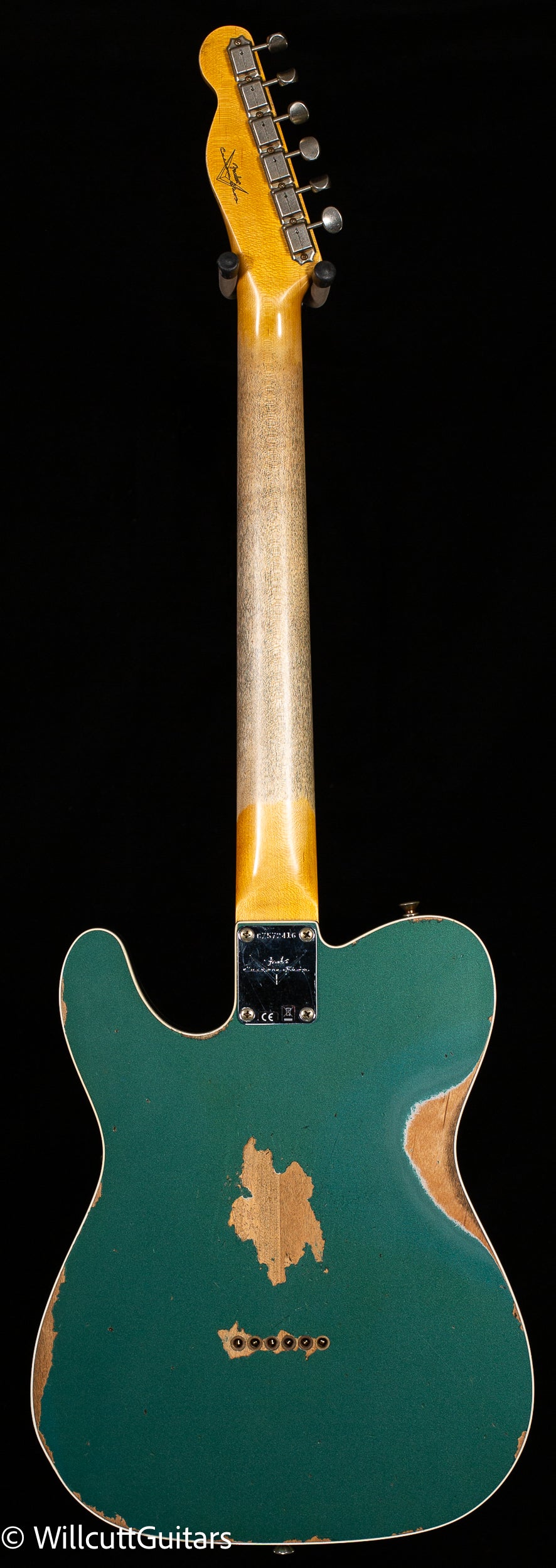 Fender Custom Shop 1965 Telecaster Custom Heavy Relic Faded Aged Sherwood Green Metallic (416)