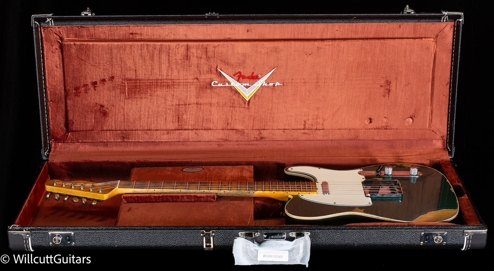 Fender Custom Shop 1965 Telecaster Custom Heavy Relic Faded Aged Sherwood Green Metallic (416)