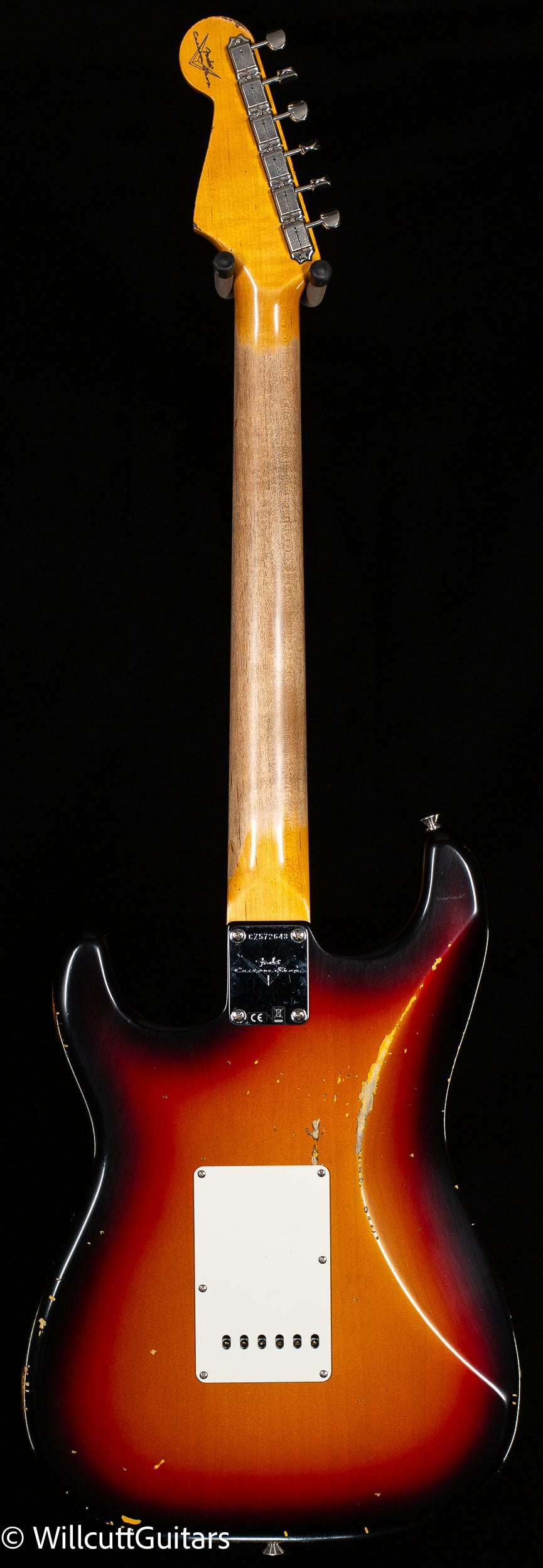 Fender Custom Shop Late 1962 Strat Relic Closet Classic Hardware 3-Tone Sunburst (643)