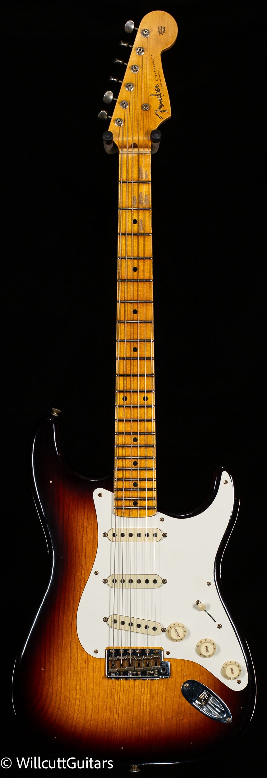 Fender Custom Shop 1956 Stratocaster Journeyman Relic Wide Faded 2-Color Sunburst (652)