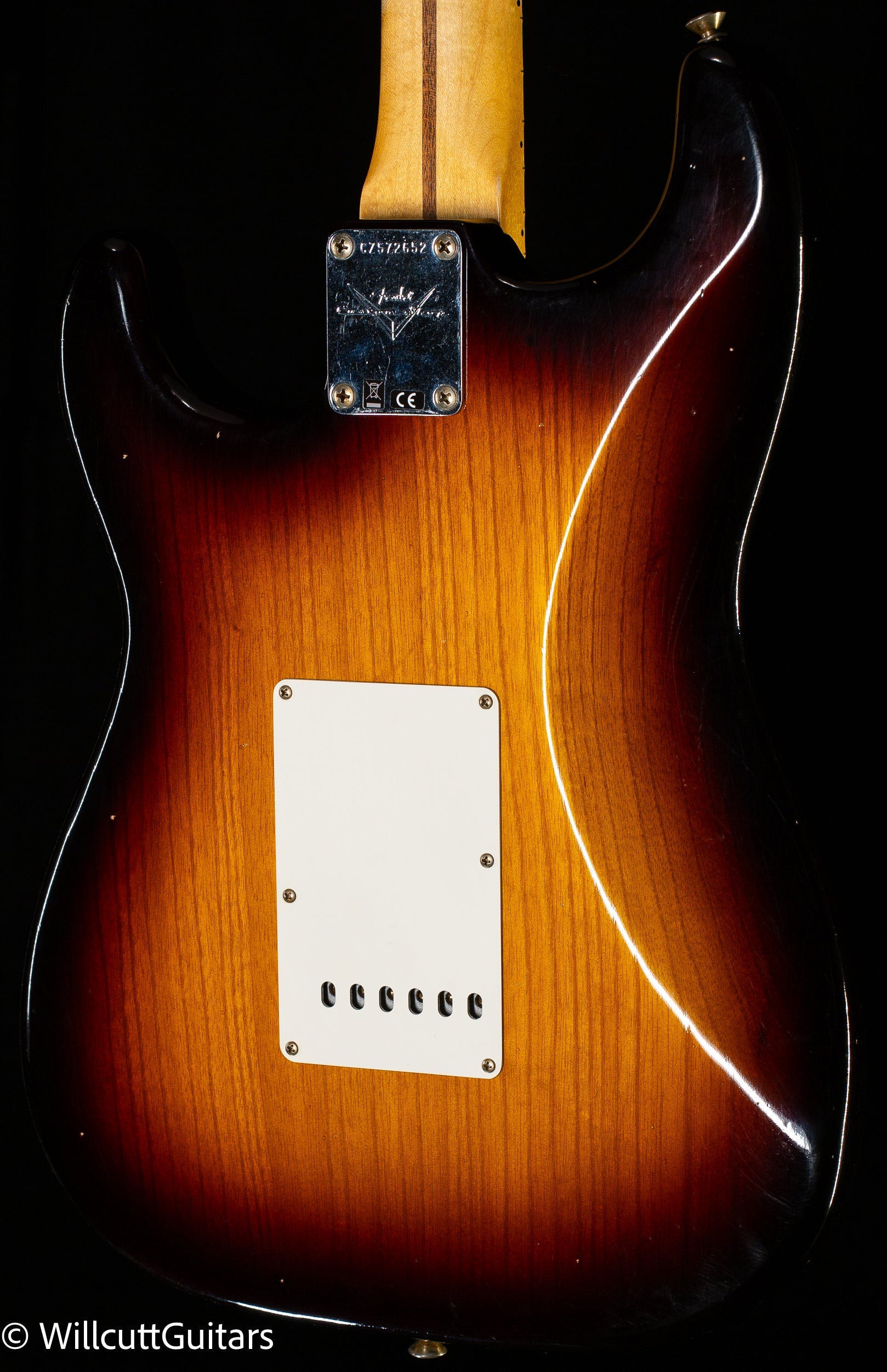 Fender Custom Shop 1956 Stratocaster Journeyman Relic Wide Faded 2-Color Sunburst (652)