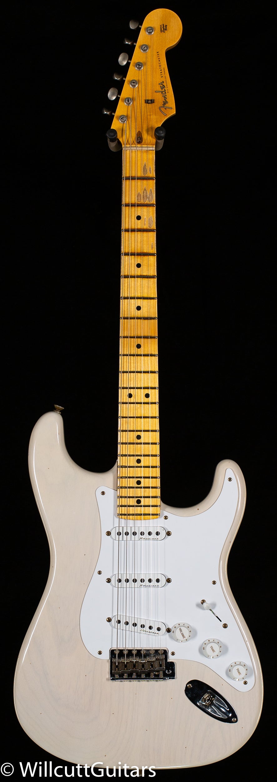 Fender Custom Shop Eric Clapton Signature Stratocaster Journeyman Relic, Maple Fingerboard, Aged White Blonde (258)