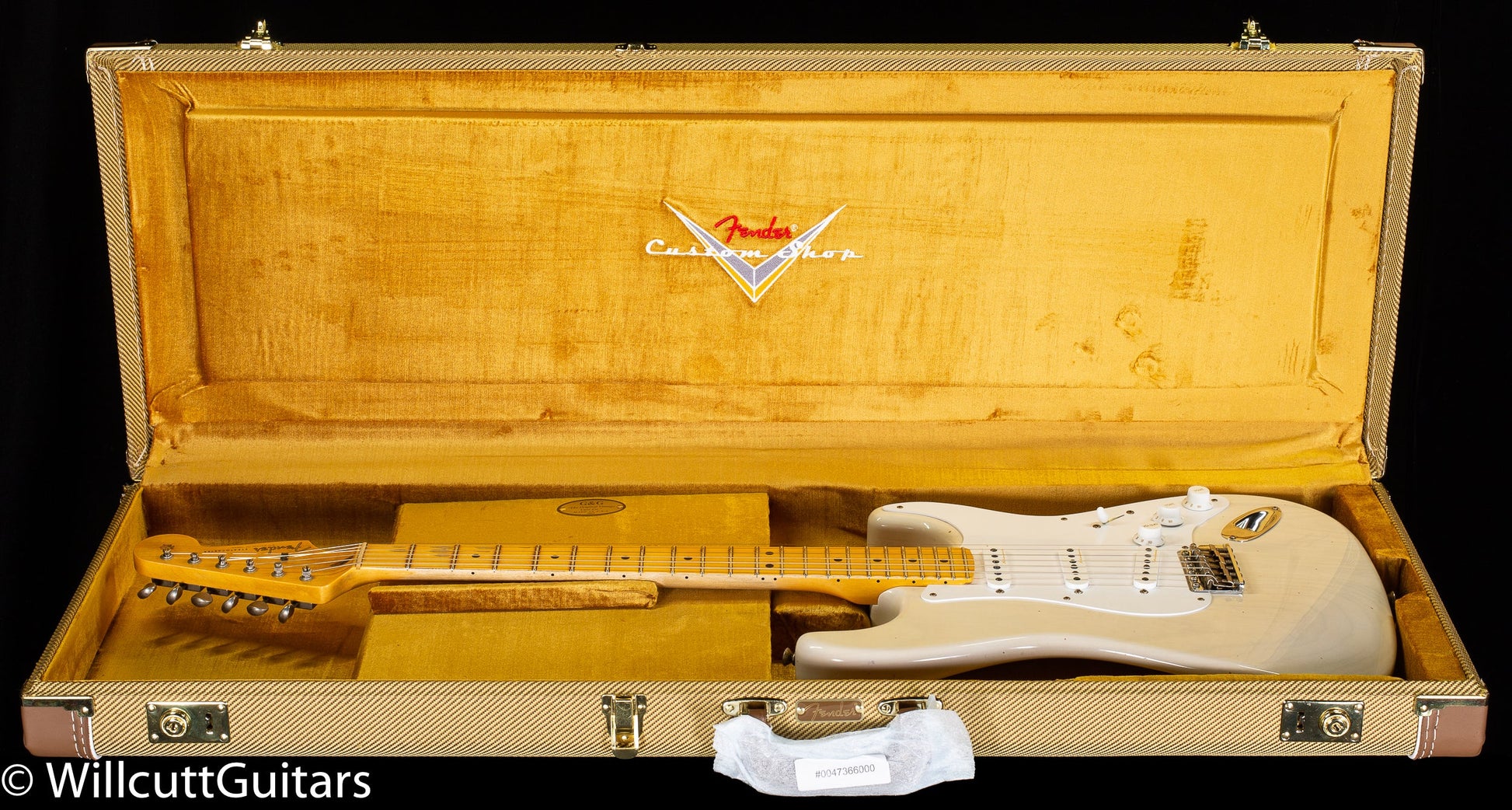 Fender Custom Shop Eric Clapton Signature Stratocaster Journeyman Relic, Maple Fingerboard, Aged White Blonde (258)
