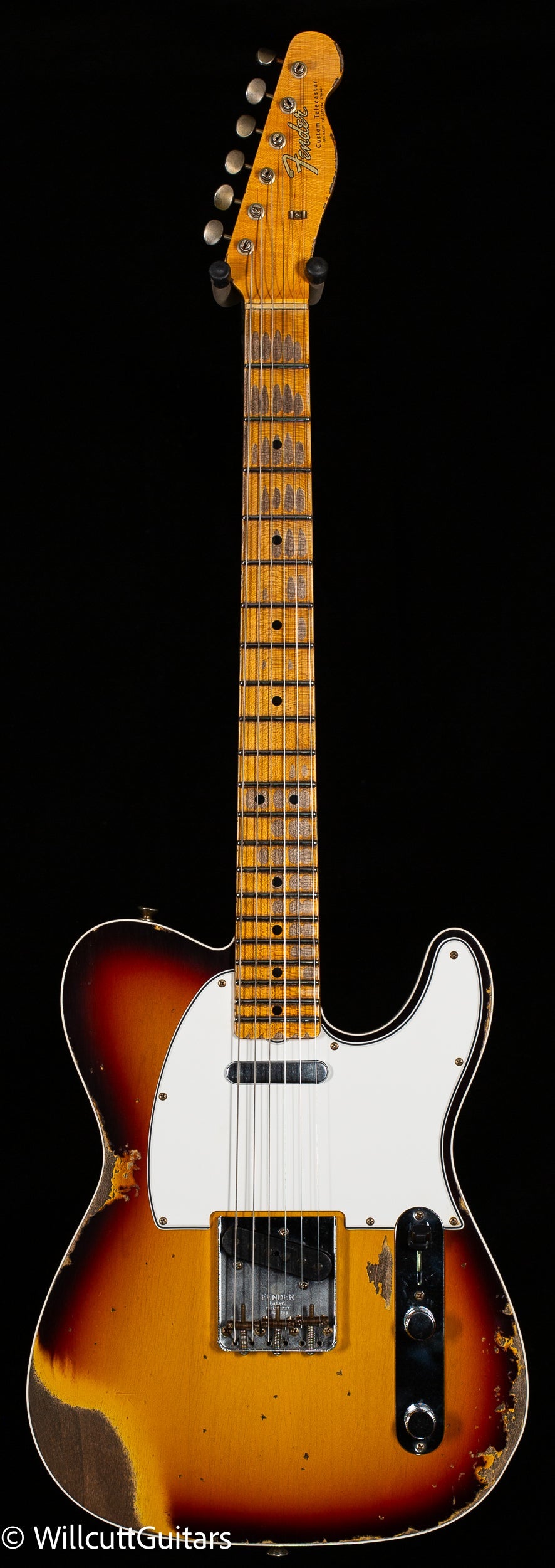 Fender Custom Shop 1965 Telecaster Custom Heavy Relic Faded 3-Tone Sunburst (934)