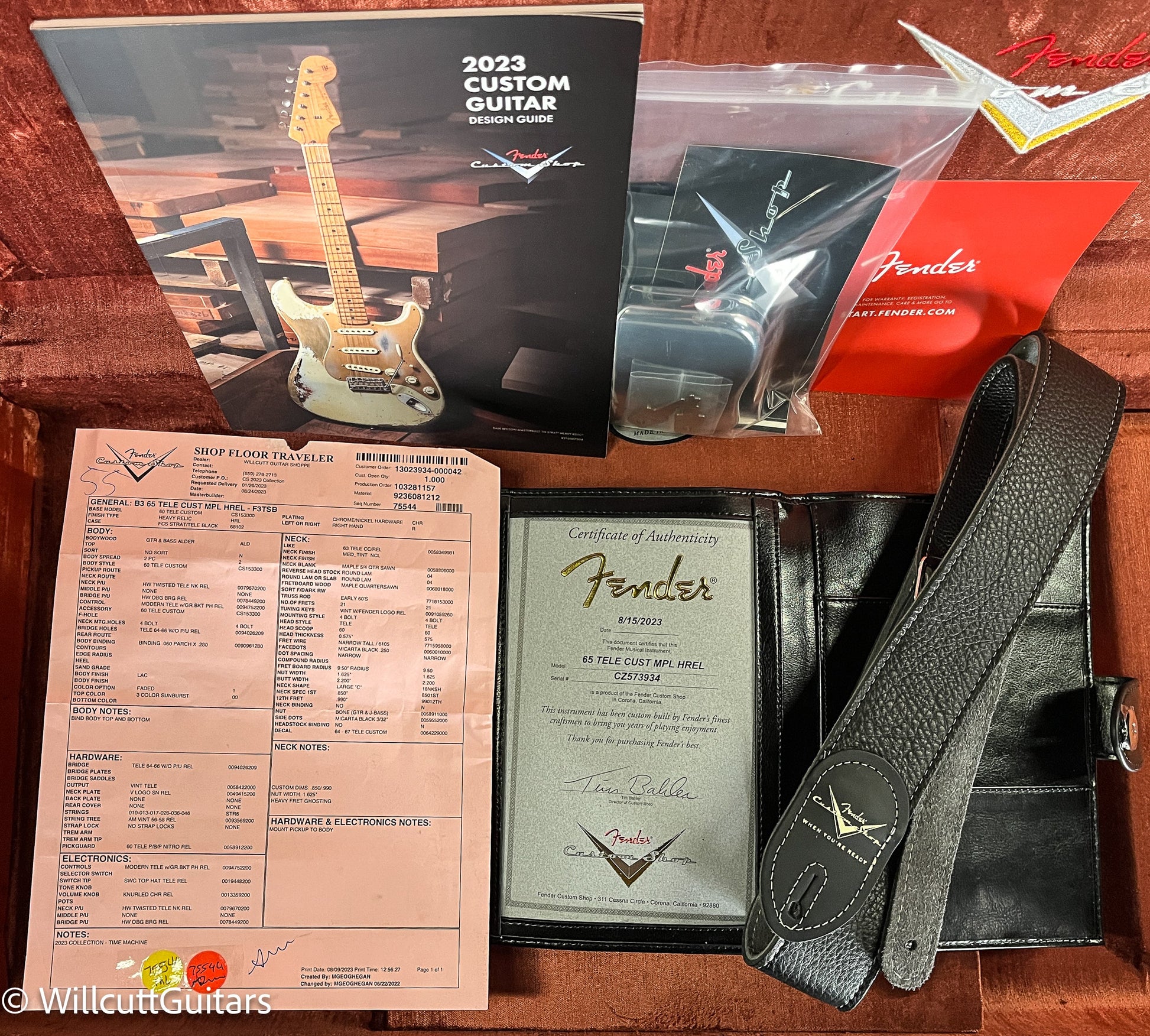 Fender Custom Shop 1965 Telecaster Custom Heavy Relic Faded 3-Tone Sunburst (934)