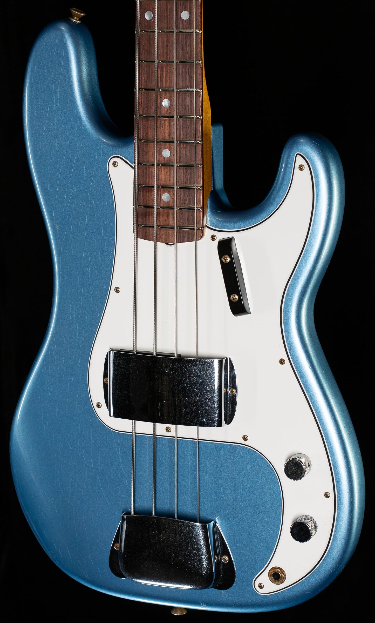 Fender Custom Shop 1966 Precision Bass Journeyman Relic Super Faded Aged Lake Placid Blue (783)