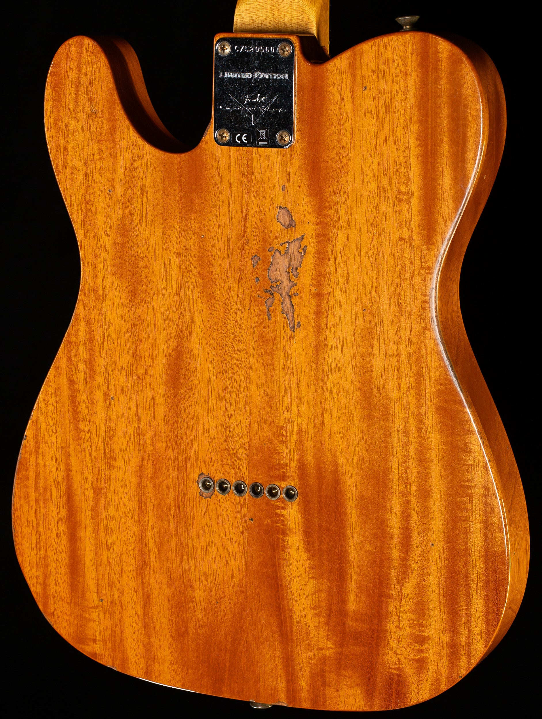 Fender Custom Shop LTD 1964 "BOBBED" Telecaster Thinline Relic Aged Natural (560)