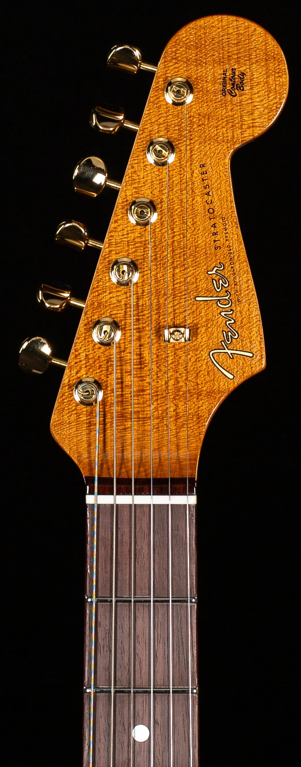 Fender Custom Shop Artisan Korina Thinline Stratocaster Chocolate 3-Tone Sunburst (247)
