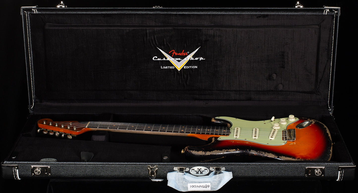 Fender Custom Shop Dale Wilson Masterbuilt Willcutt Exclusive "The 63" Strat Relic 3-Tone Sunburst 60s C (446)