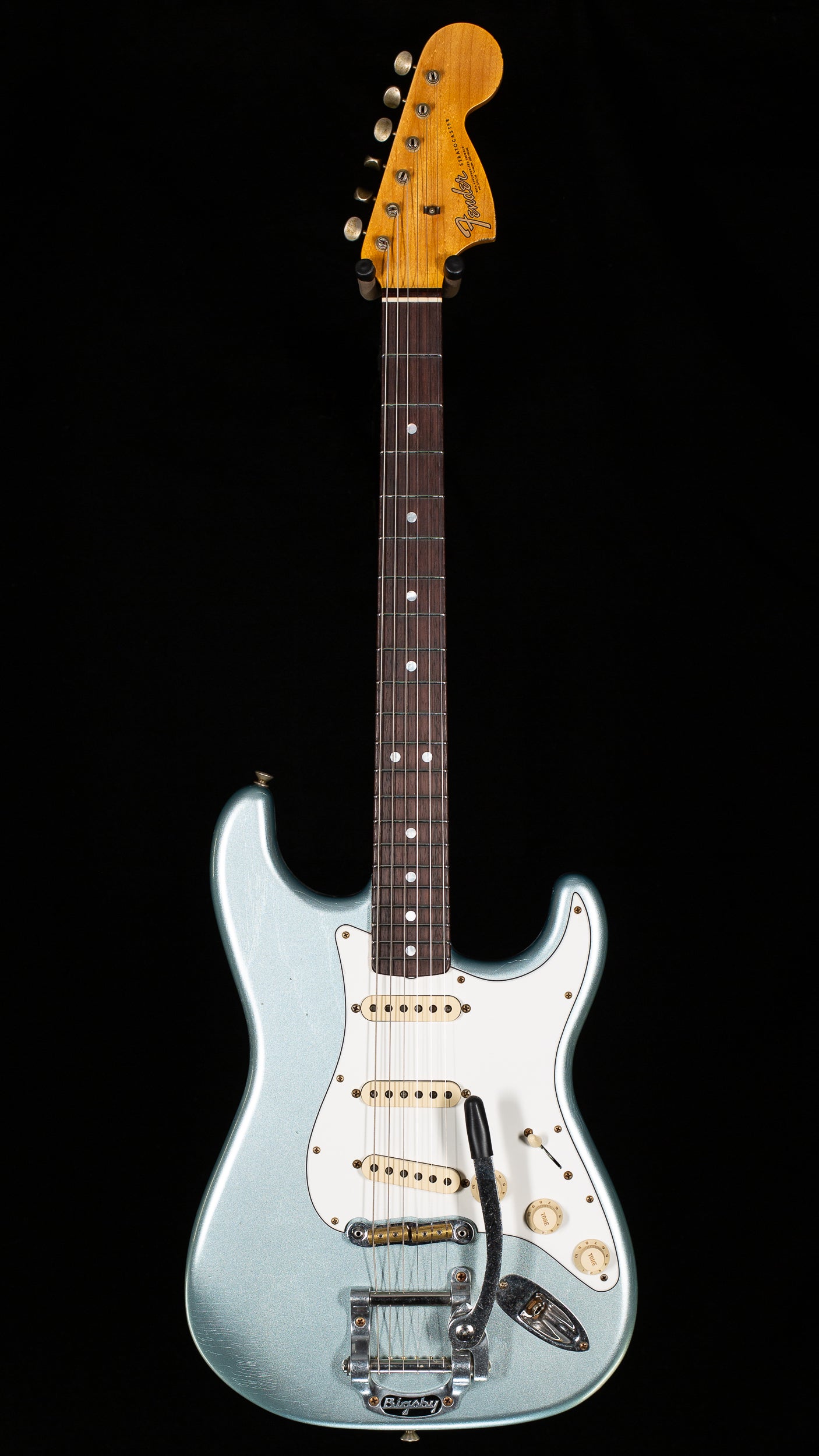 Fender Custom Shop LTD Bigsby Stratocaster Journeyman Aged Fire Mist Silver (065)