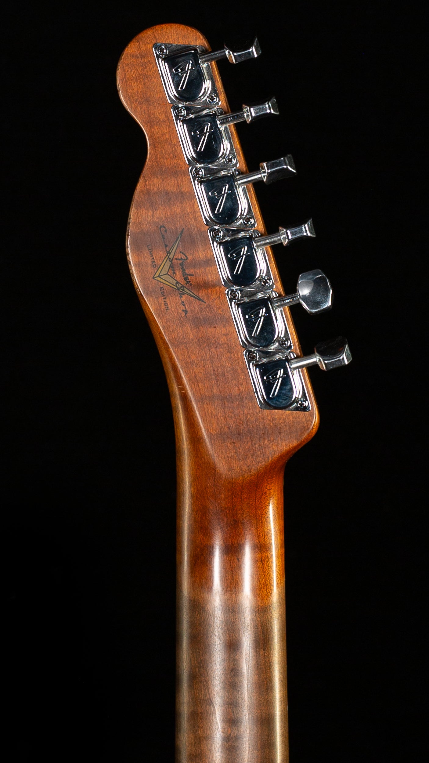 Fender Custom Shop LTD 1972 Telecaster Custom Thinline Relic Black Pearl (108)