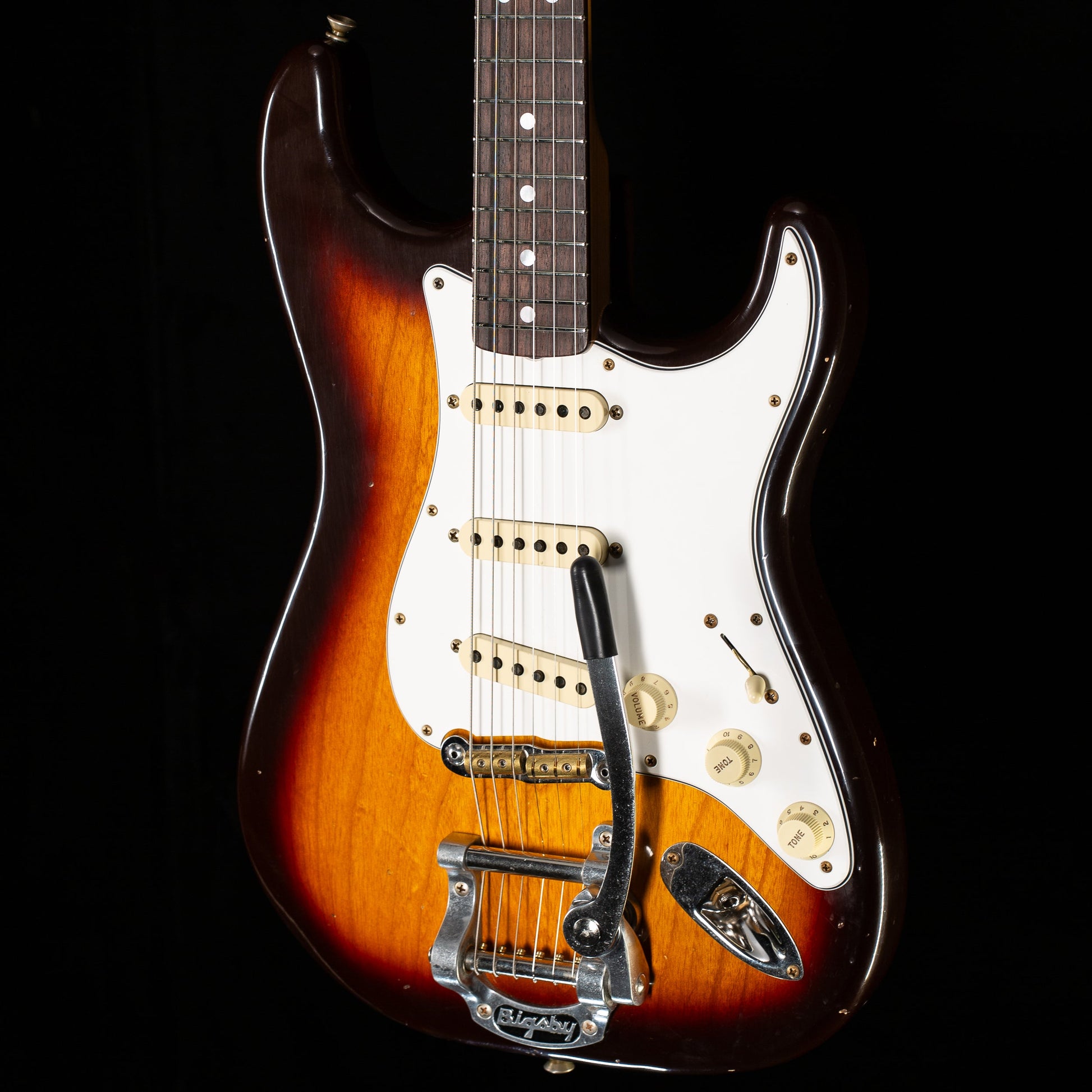 Fender Custom Shop LTD Bigsby Stratocaster Journeyman Relic Chocolate 2-Color Sunburst (541)