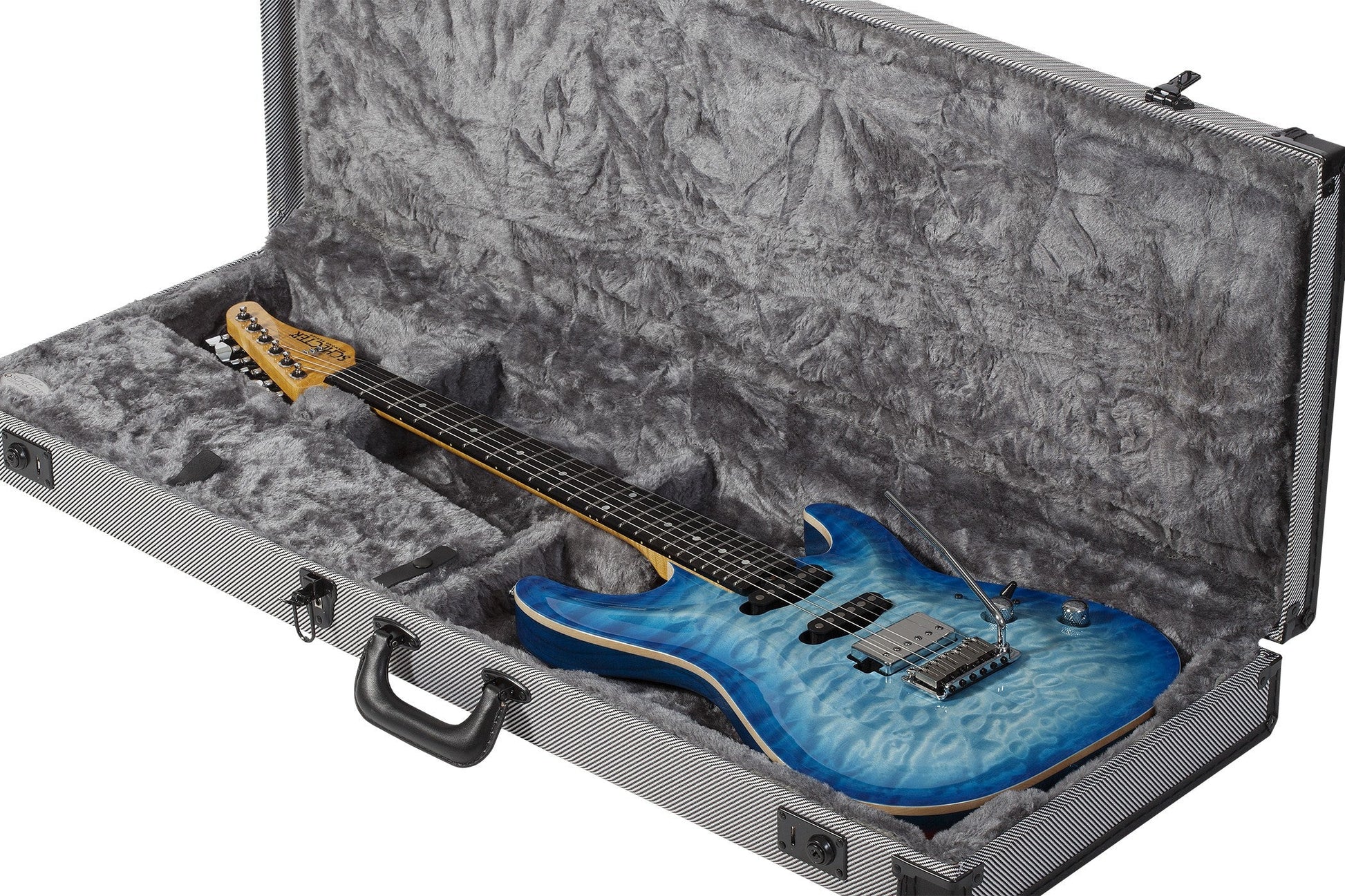 Schecter California Classic - Transparent Sky Burst (Made in Japan w/ Hard Case)
