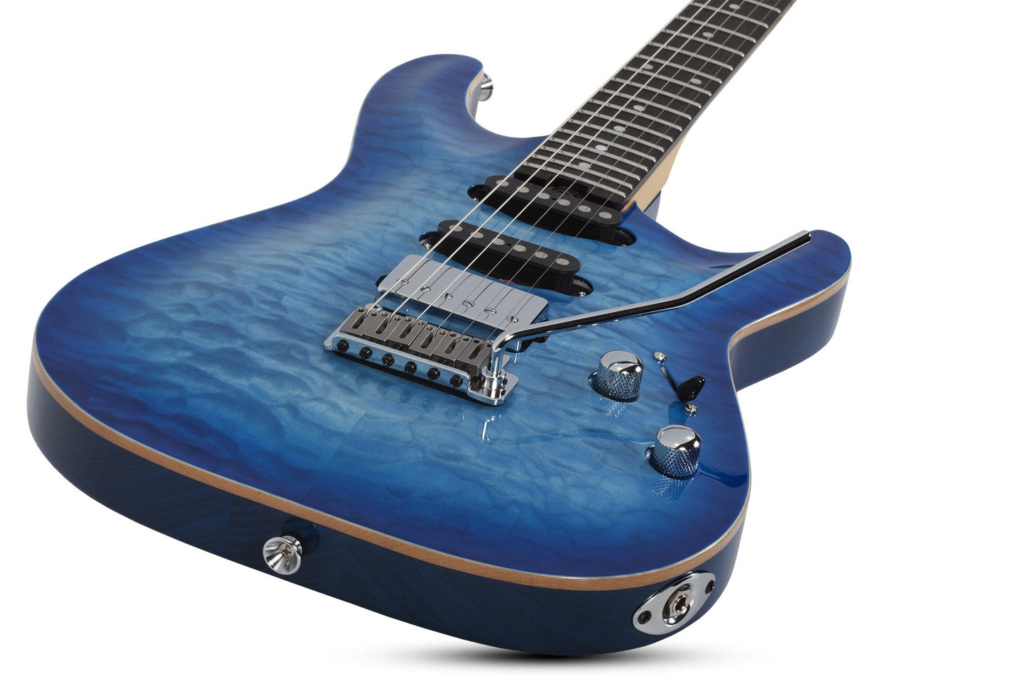 Schecter California Classic - Transparent Sky Burst (Made in Japan w/ Hard Case)