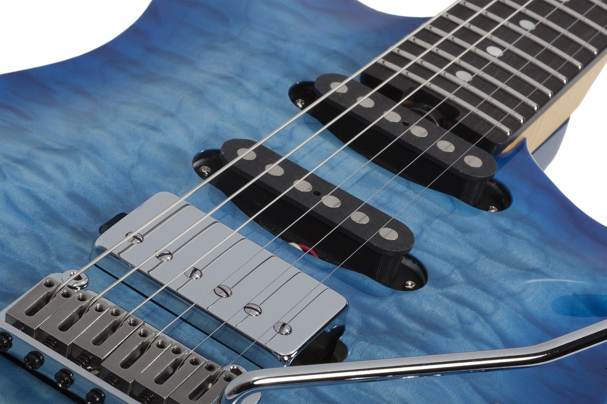 Schecter California Classic - Transparent Sky Burst (Made in Japan w/ Hard Case)