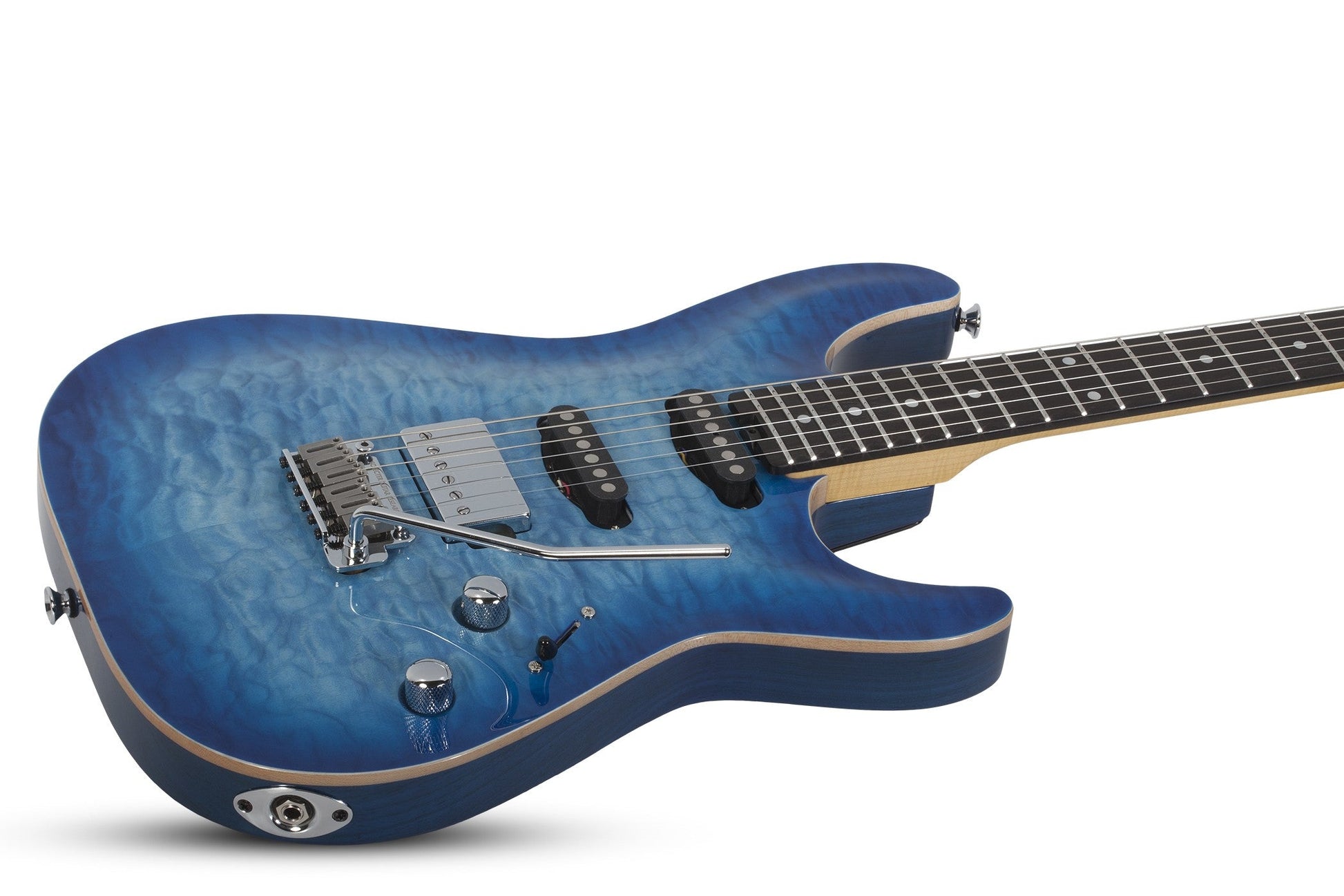 Schecter California Classic - Transparent Sky Burst (Made in Japan w/ Hard Case)