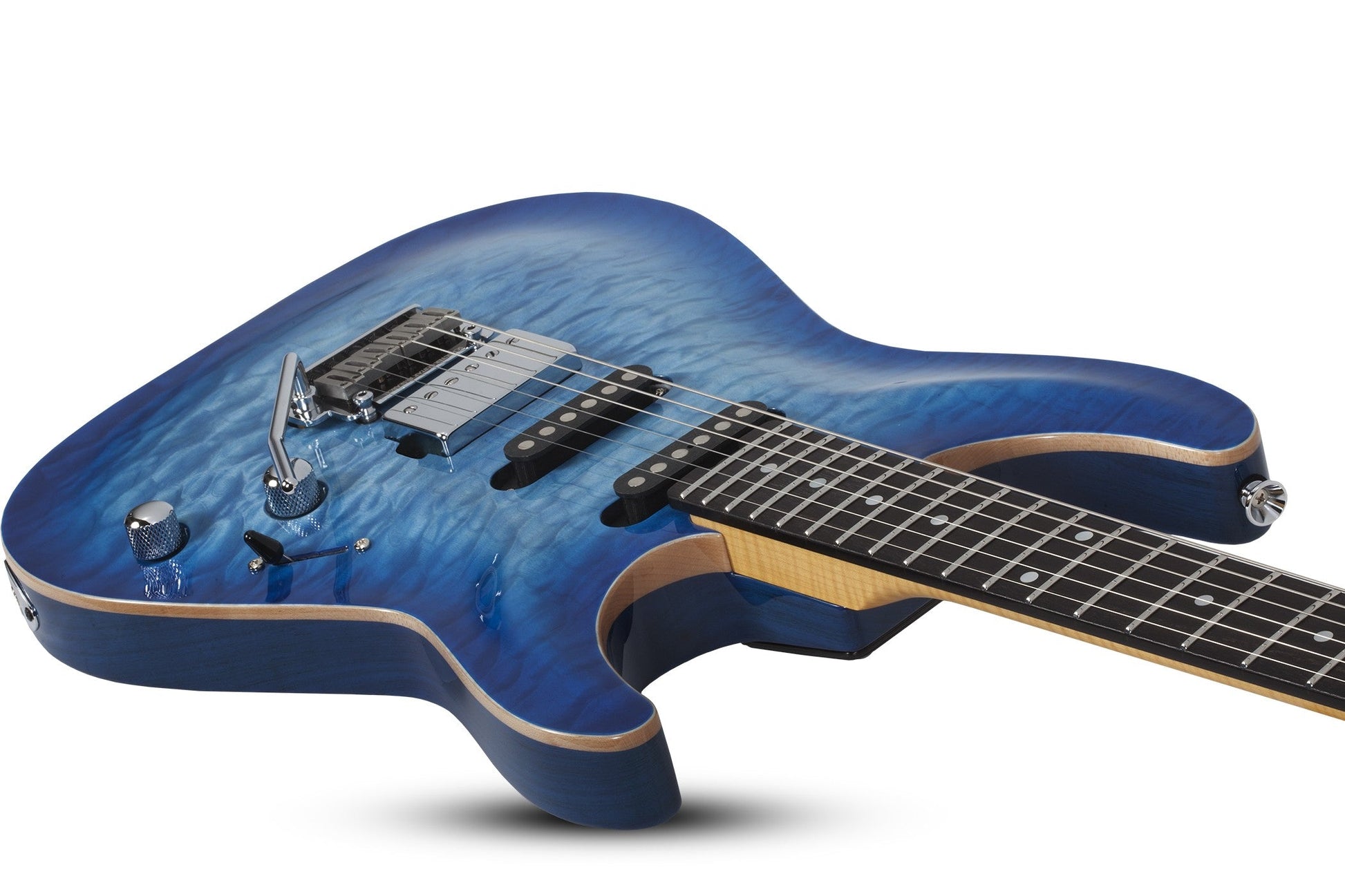 Schecter California Classic - Transparent Sky Burst (Made in Japan w/ Hard Case)