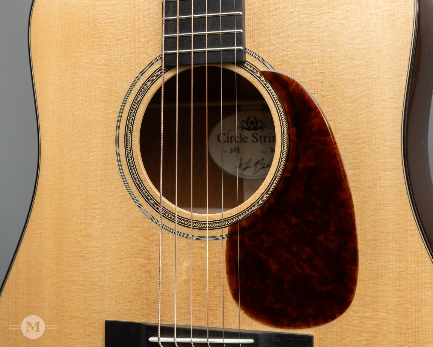 Circle Strings - Salvage Series - Dreadnought - Sinker Sitka with Old Mahogany