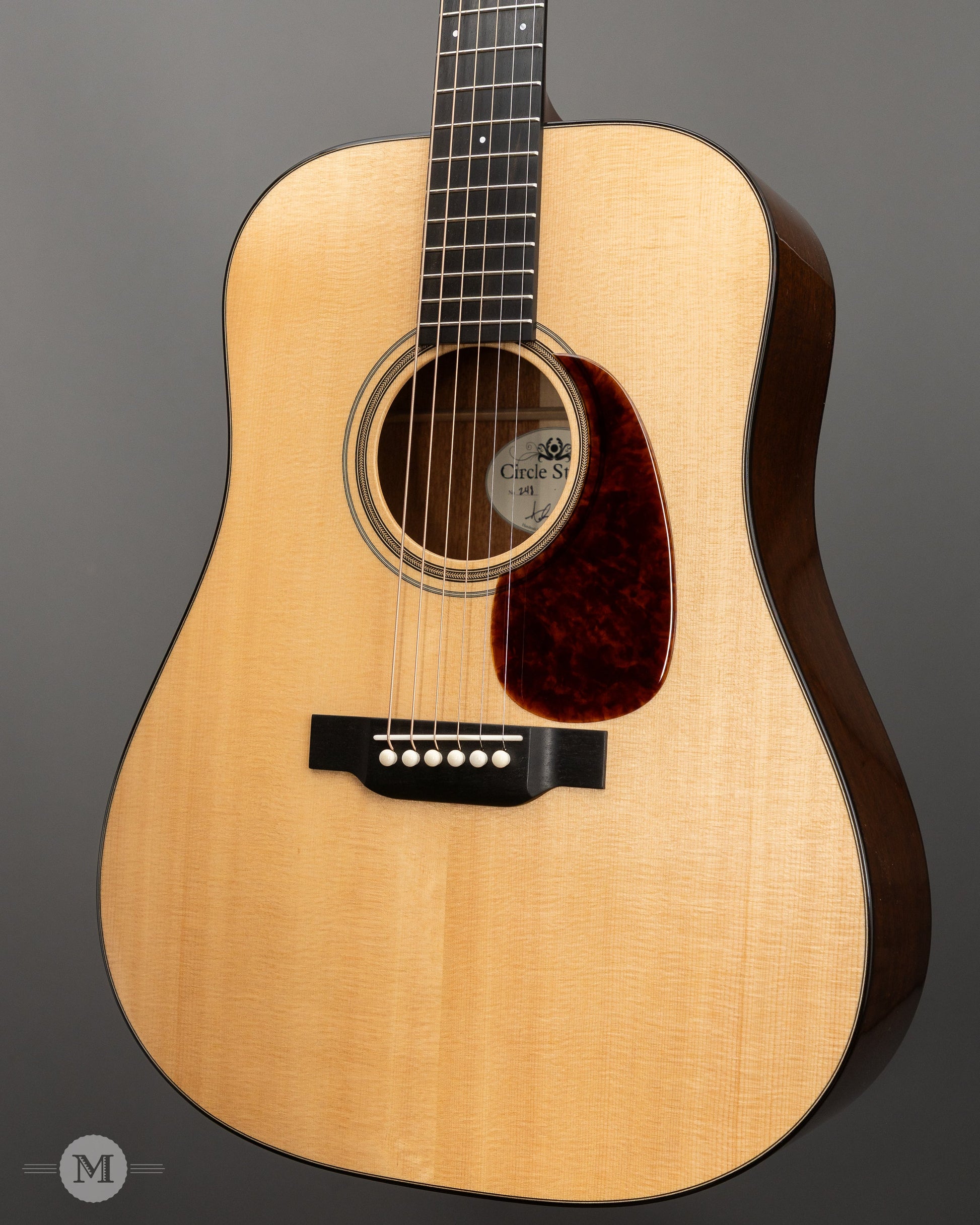 Circle Strings - Salvage Series - Dreadnought - Sinker Sitka with Old Mahogany
