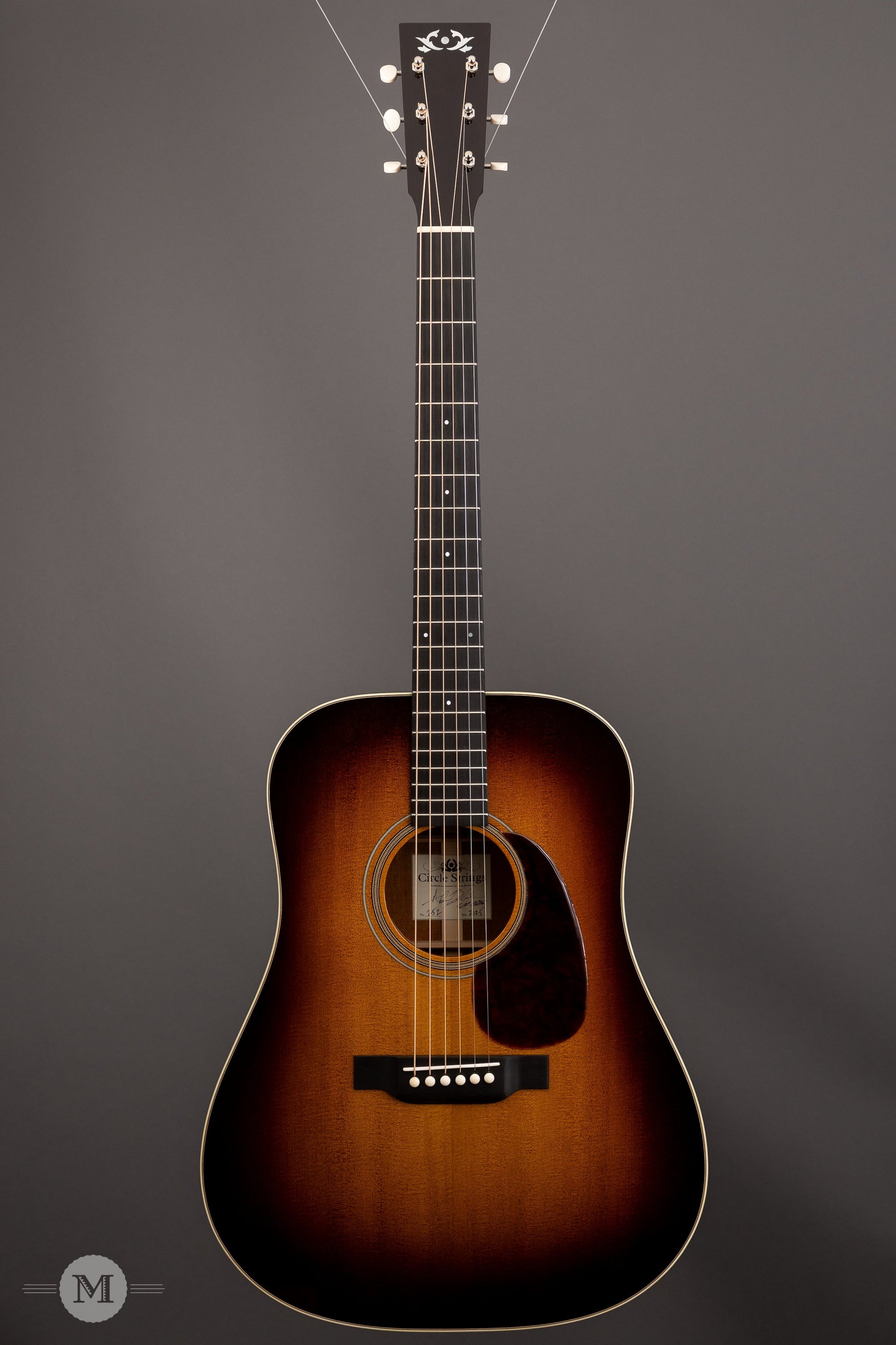 Circle Strings - Salvage Series - Dreadnought - Sunburst - Sinker Sitka with Old Mahogany