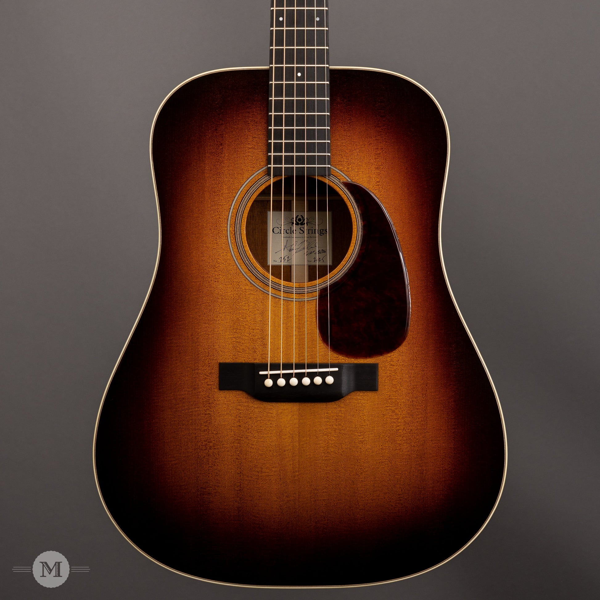 Circle Strings - Salvage Series - Dreadnought - Sunburst - Sinker Sitka with Old Mahogany