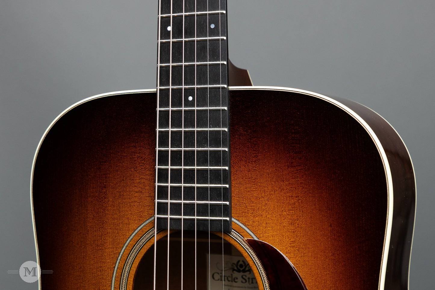 Circle Strings - Salvage Series - Dreadnought - Sunburst - Sinker Sitka with Old Mahogany