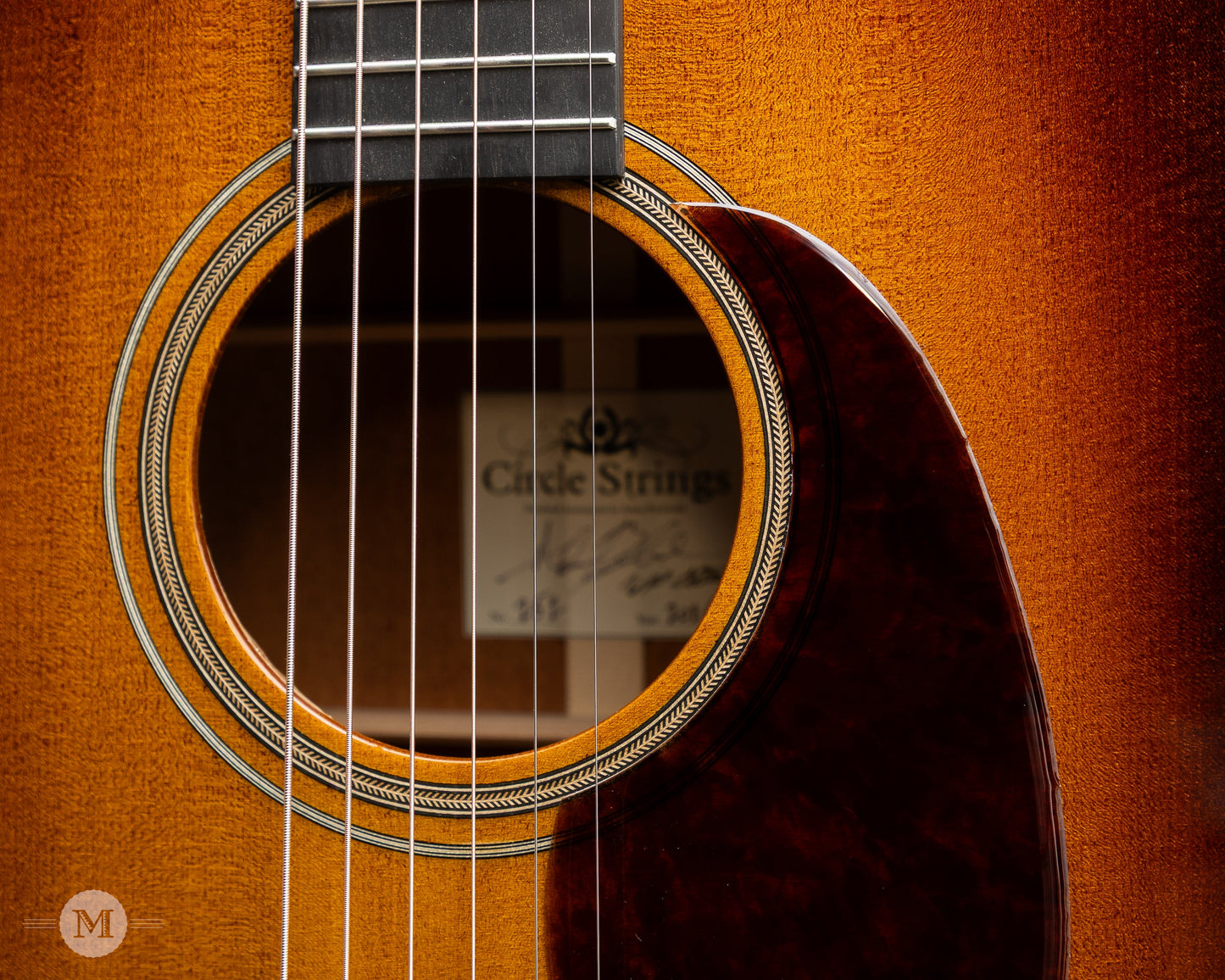 Circle Strings - Salvage Series - Dreadnought - Sunburst - Sinker Sitka with Old Mahogany