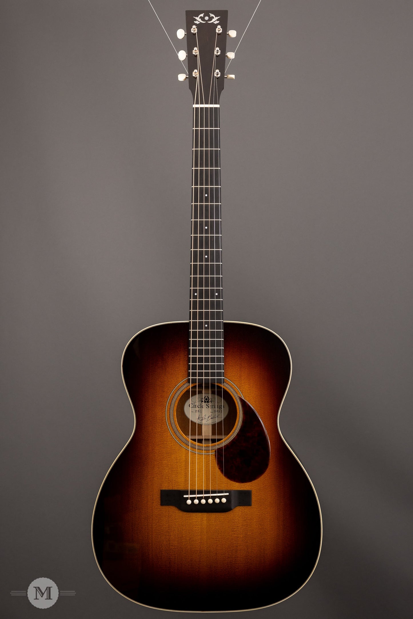 Circle Strings - Salvage Series - OM - Sunburst - Sinker Sitka with Old Mahogany