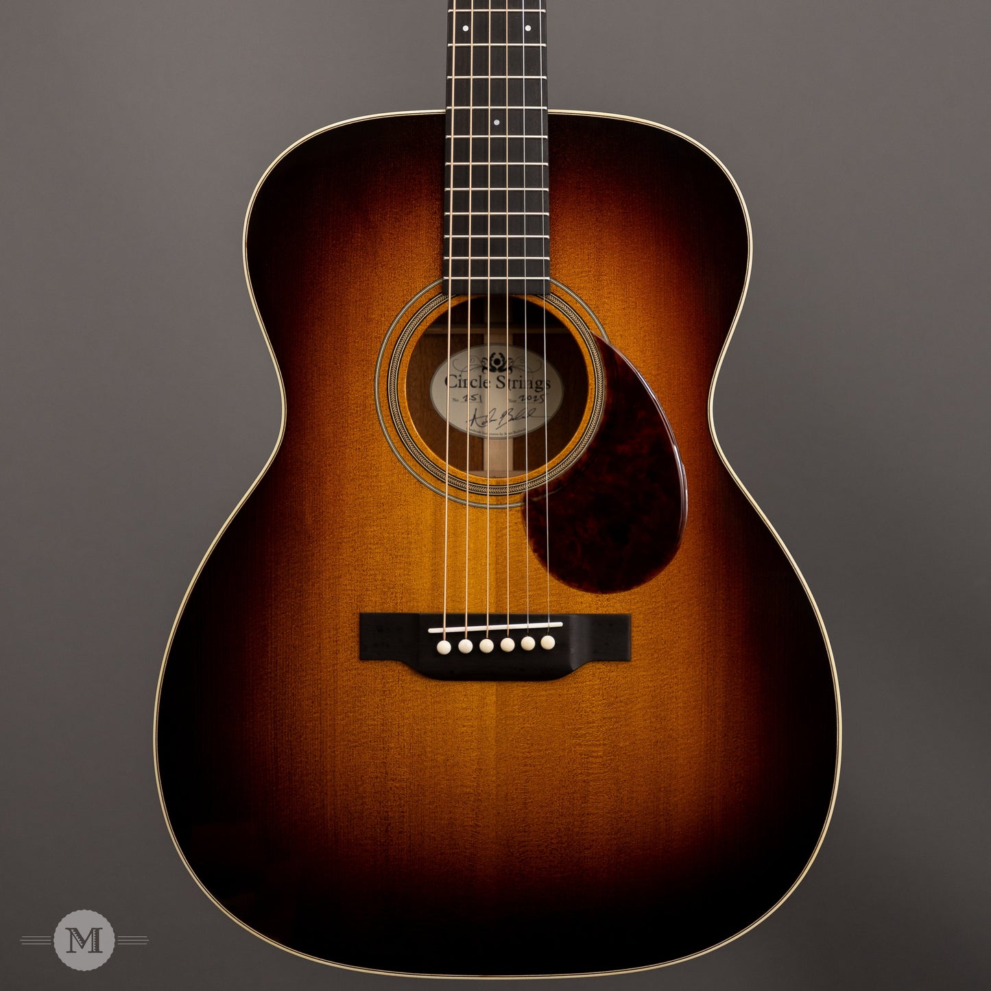 Circle Strings - Salvage Series - OM - Sunburst - Sinker Sitka with Old Mahogany