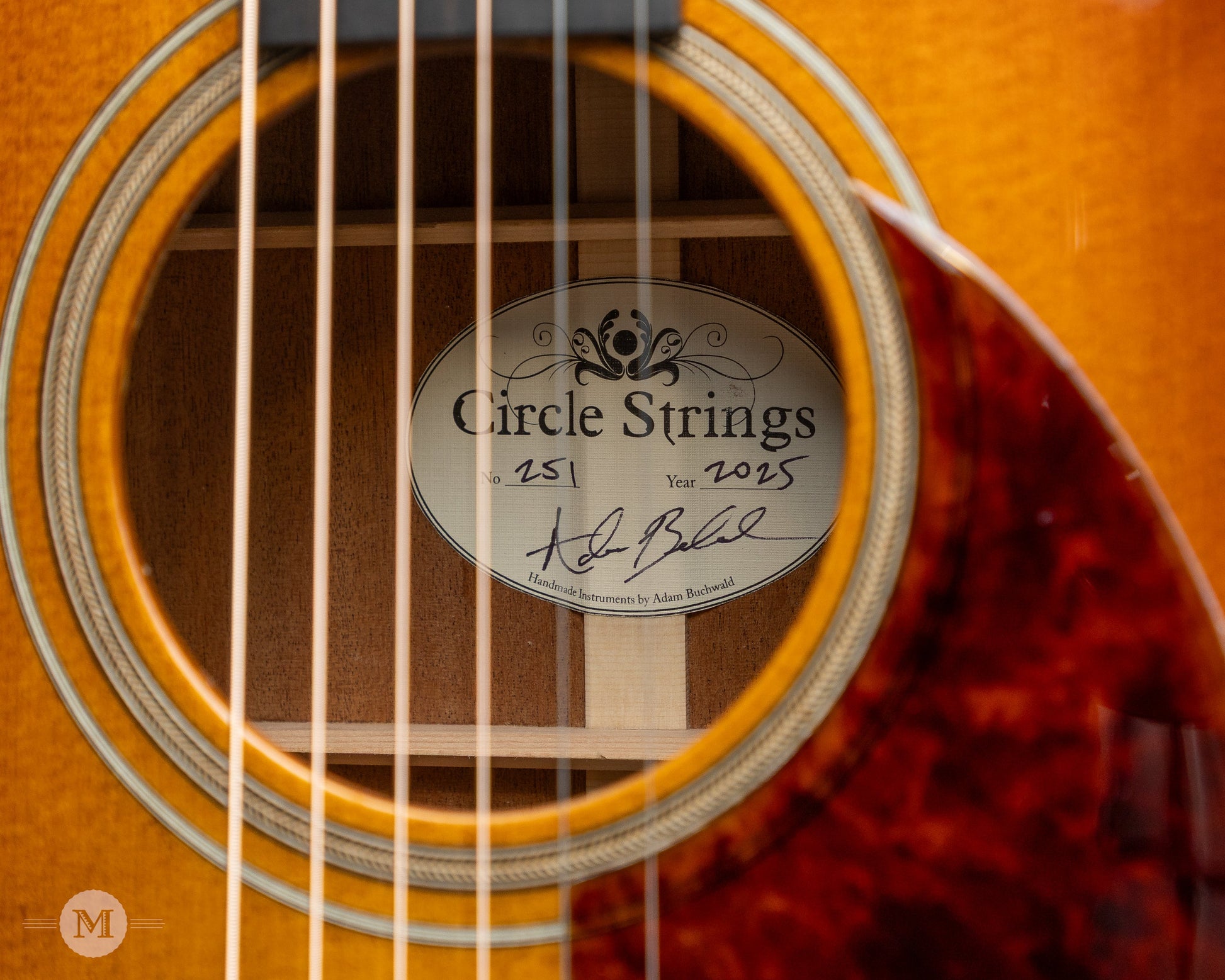Circle Strings - Salvage Series - OM - Sunburst - Sinker Sitka with Old Mahogany
