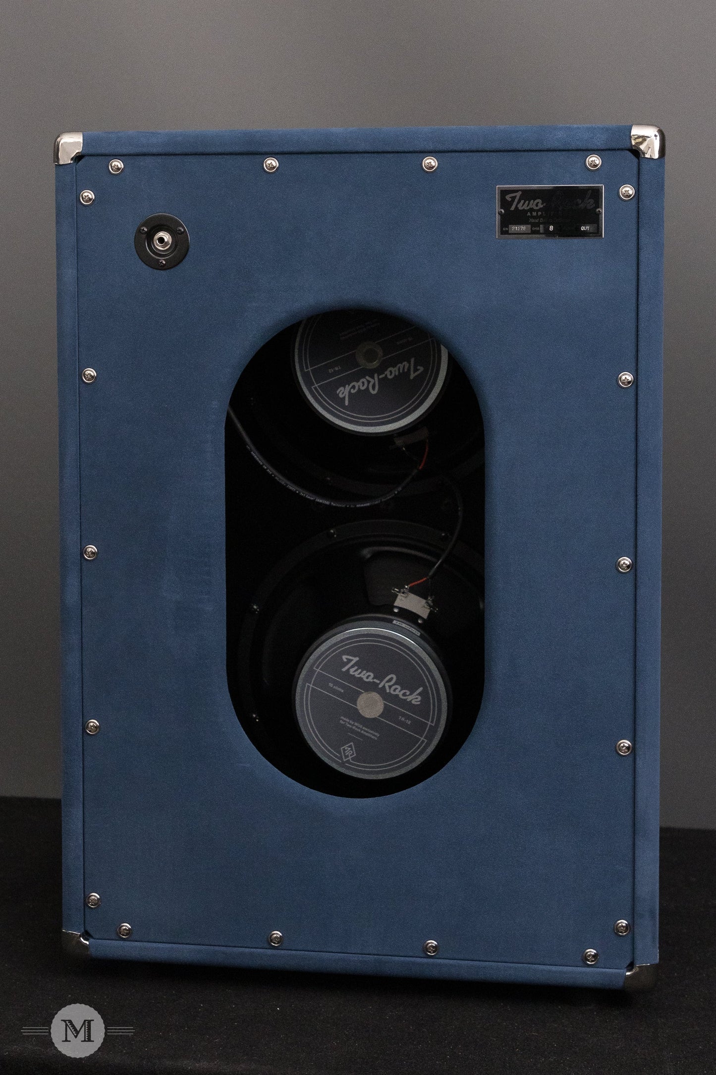 Two-Rock Amplifiers - Classic Reverb Signature 50 Watt Head - Silver Chassis - Denim Suede w/ Sparkle Matrix Cloth with Matching 2x12 Cabinet