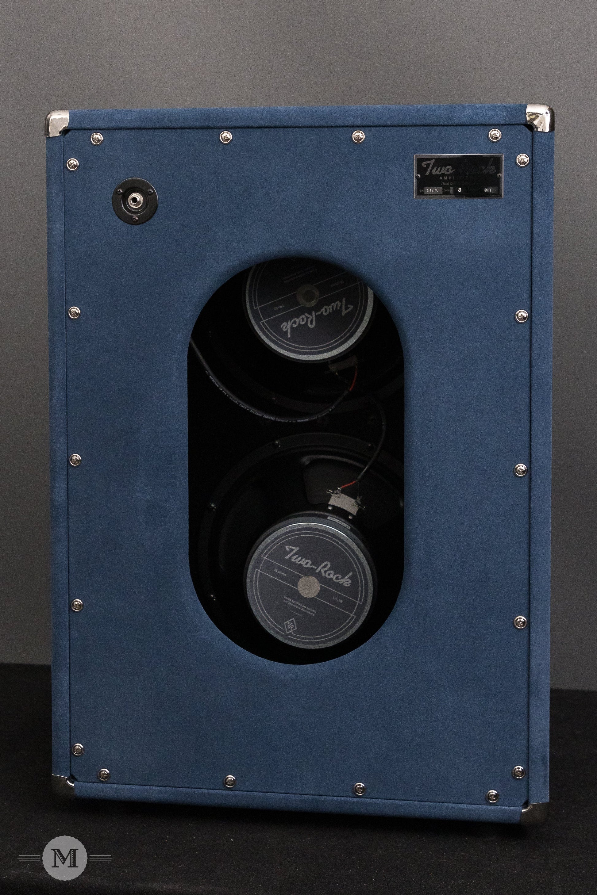 Two-Rock Amplifiers - Classic Reverb Signature 50 Watt Head - Silver Chassis - Denim Suede w/ Sparkle Matrix Cloth with Matching 2x12 Cabinet