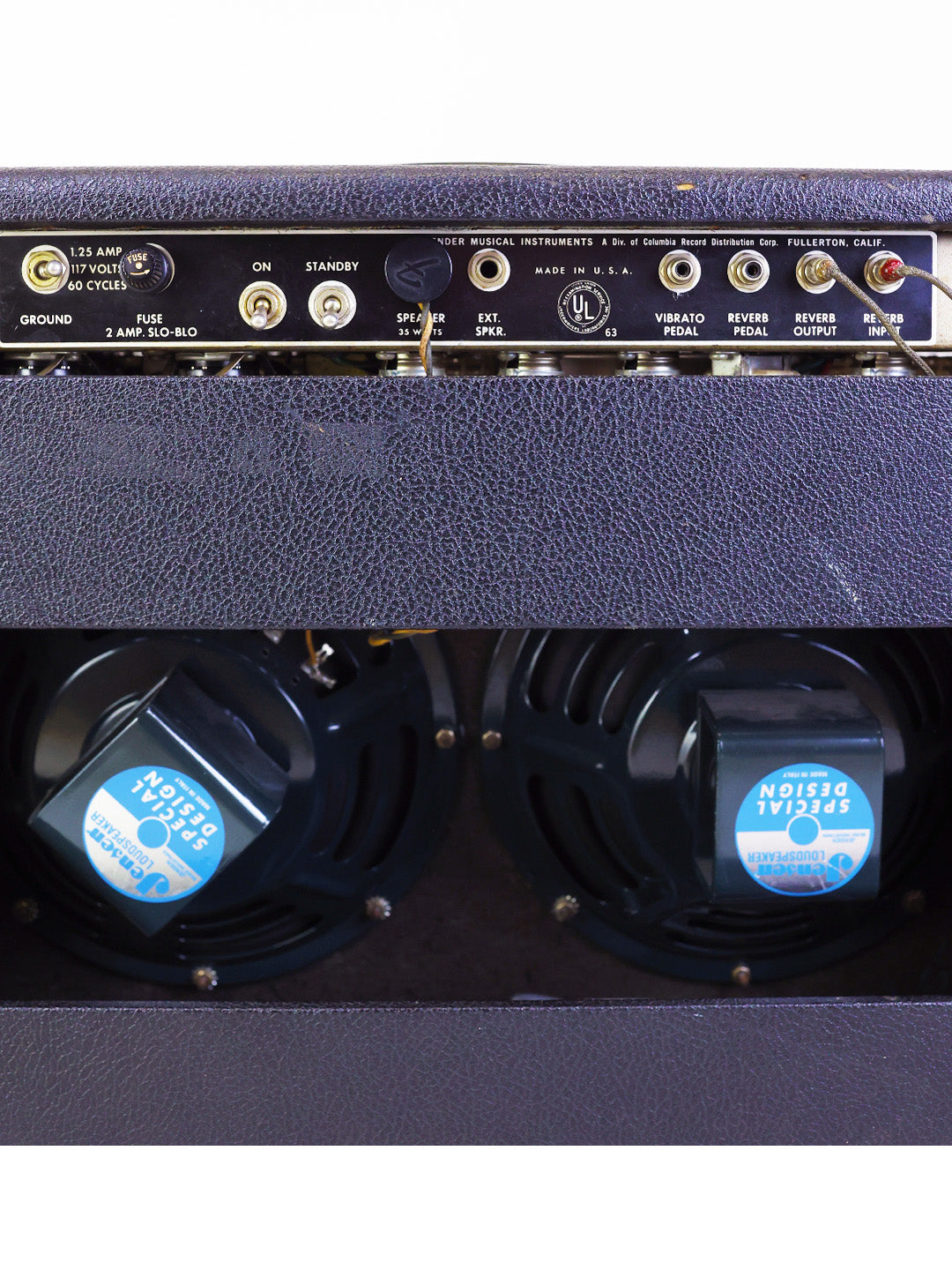 SOLD - Vintage Fender Vibrolux Reverb 35-Watt Combo Amplifier - USA 1966