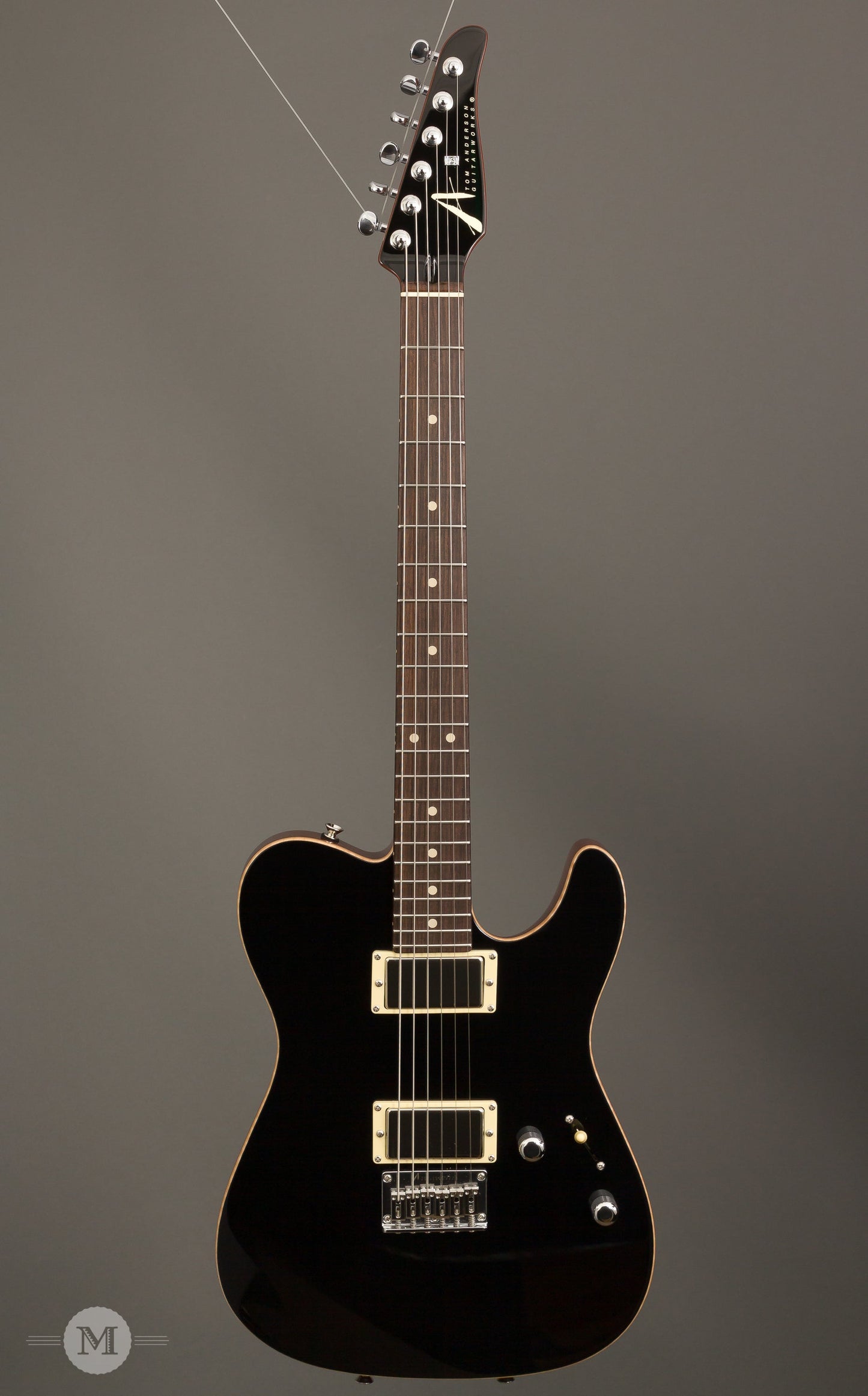 Tom Anderson Electric Guitars - Cobra T - Black w/Scrape Binding
