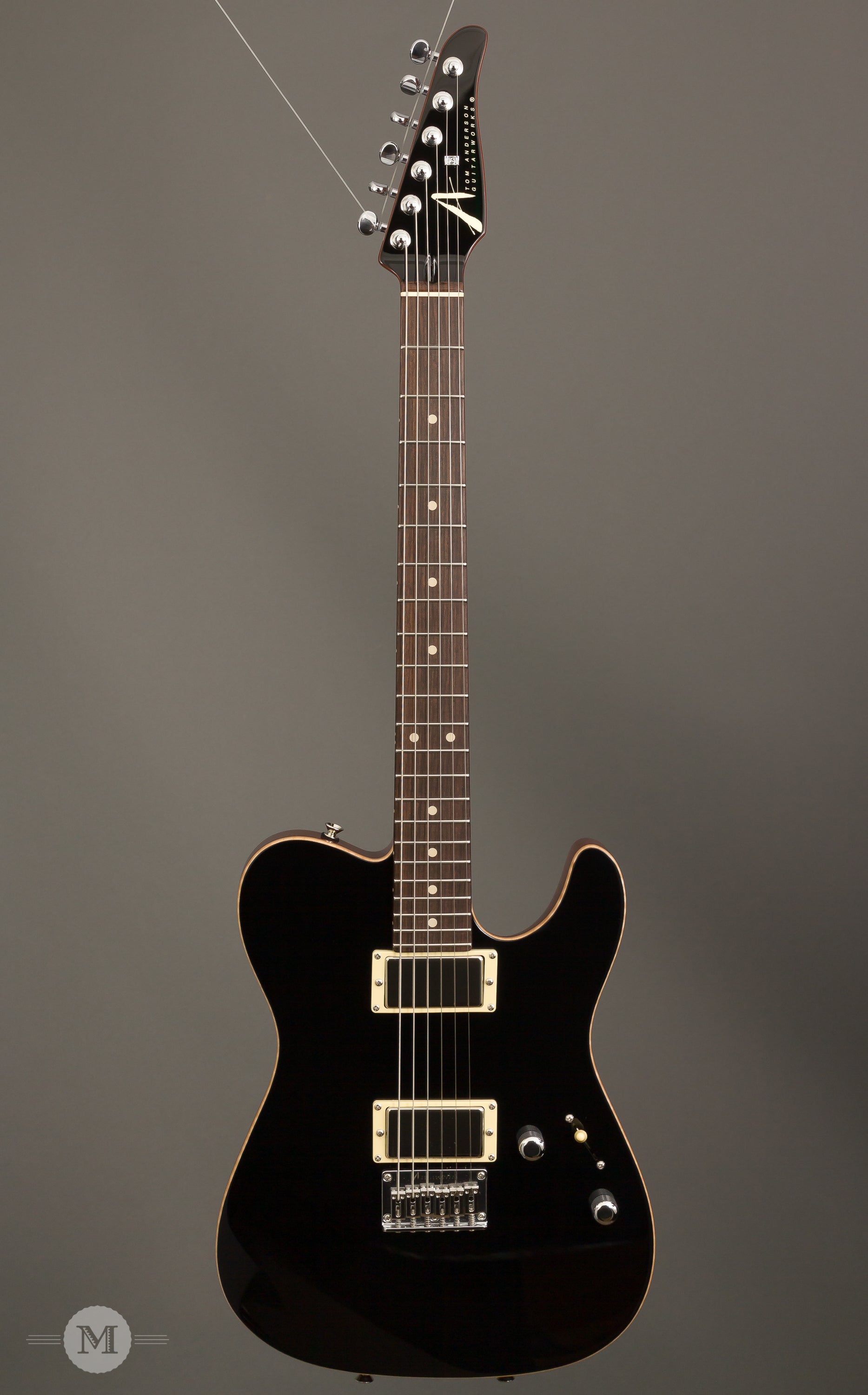 Tom Anderson Electric Guitars - Cobra T - Black w/Scrape Binding
