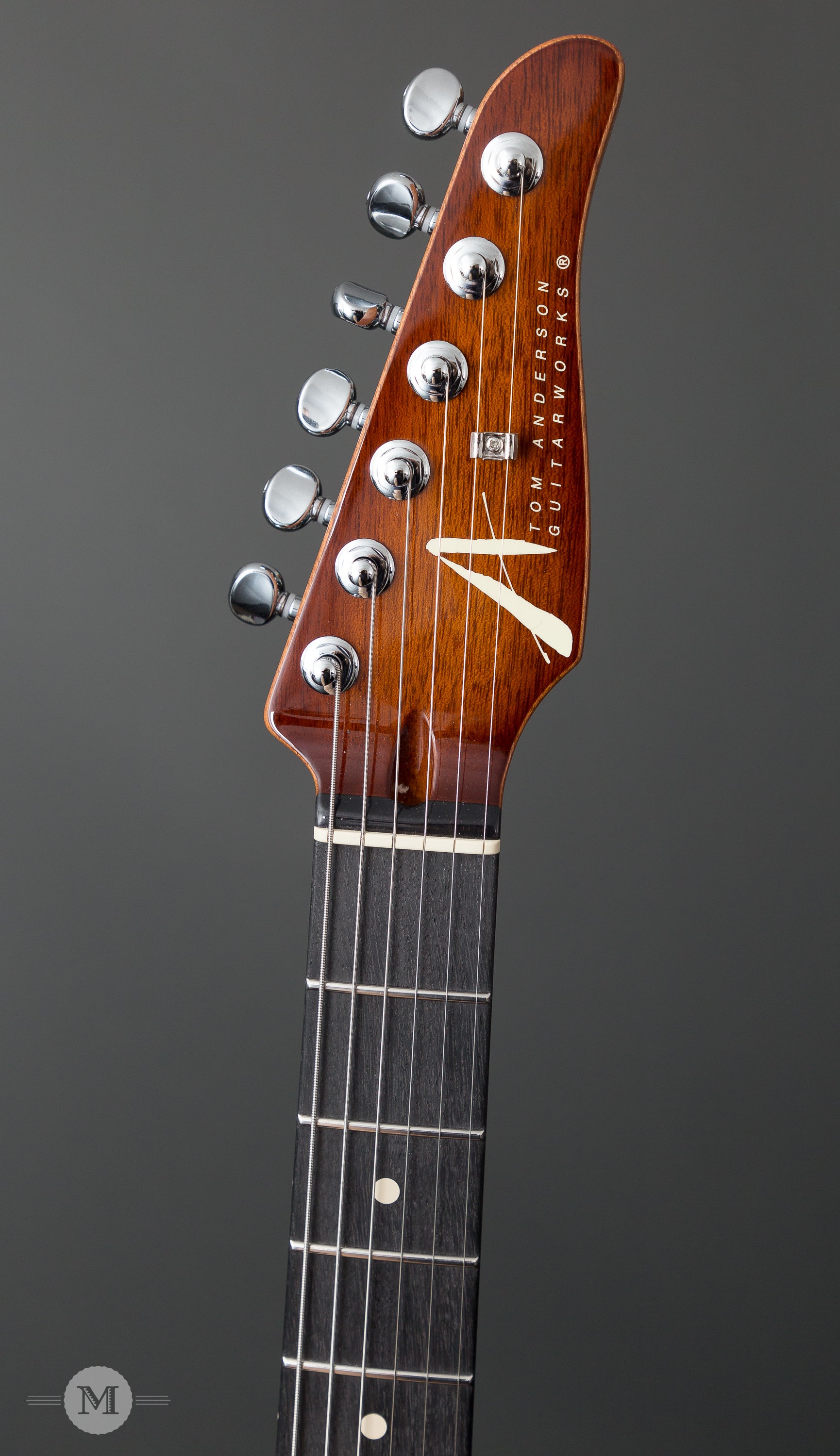 Tom Anderson Guitars - Cobra T - Light Tiger Eye Burst with Binding
