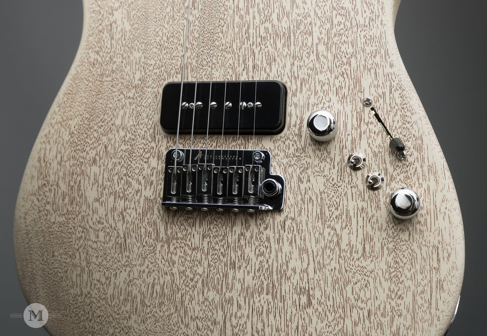 Tom Anderson Guitars - Cobra Special - Satin Organic Grain Blonde with Brown