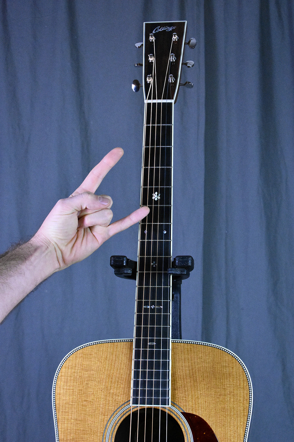 Collings D2HA Torrefied Snowflake