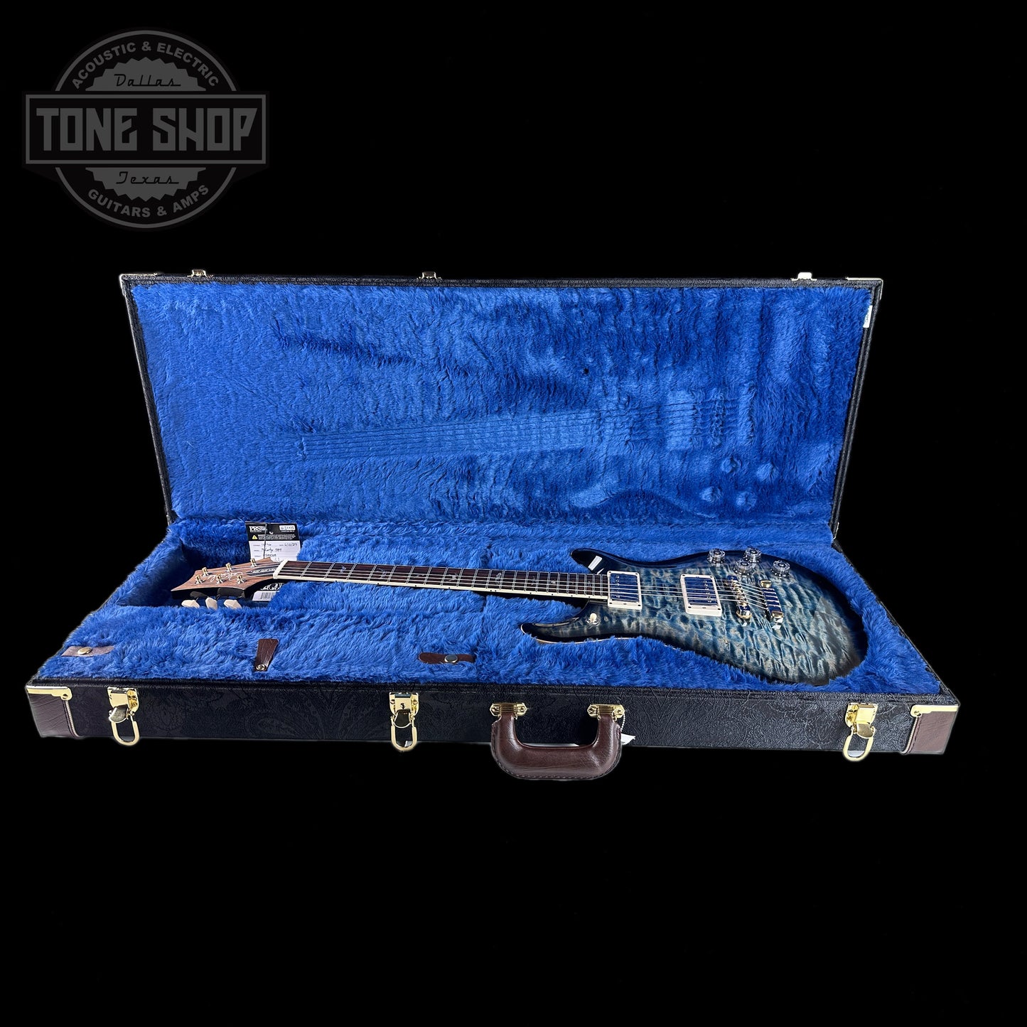 PRS Wood Library McCarty 594 10-top Quilt Faded Whale Blue Smokeburst w/case