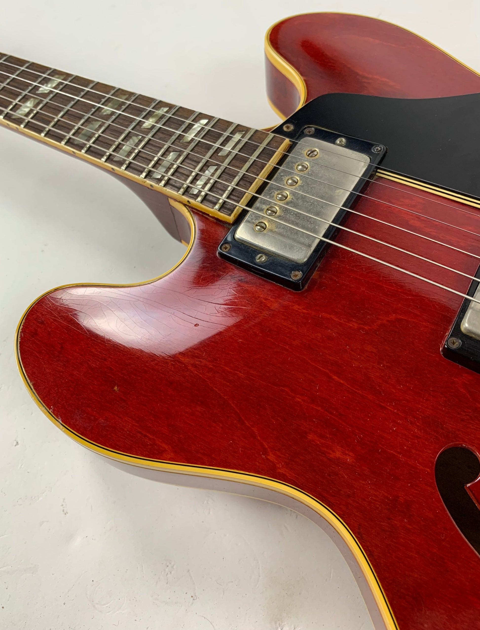 1968 Gibson ES-345 TDC Cherry Red Vintage Guitar w Original Hard Case PAT # Humbuckers 1960s