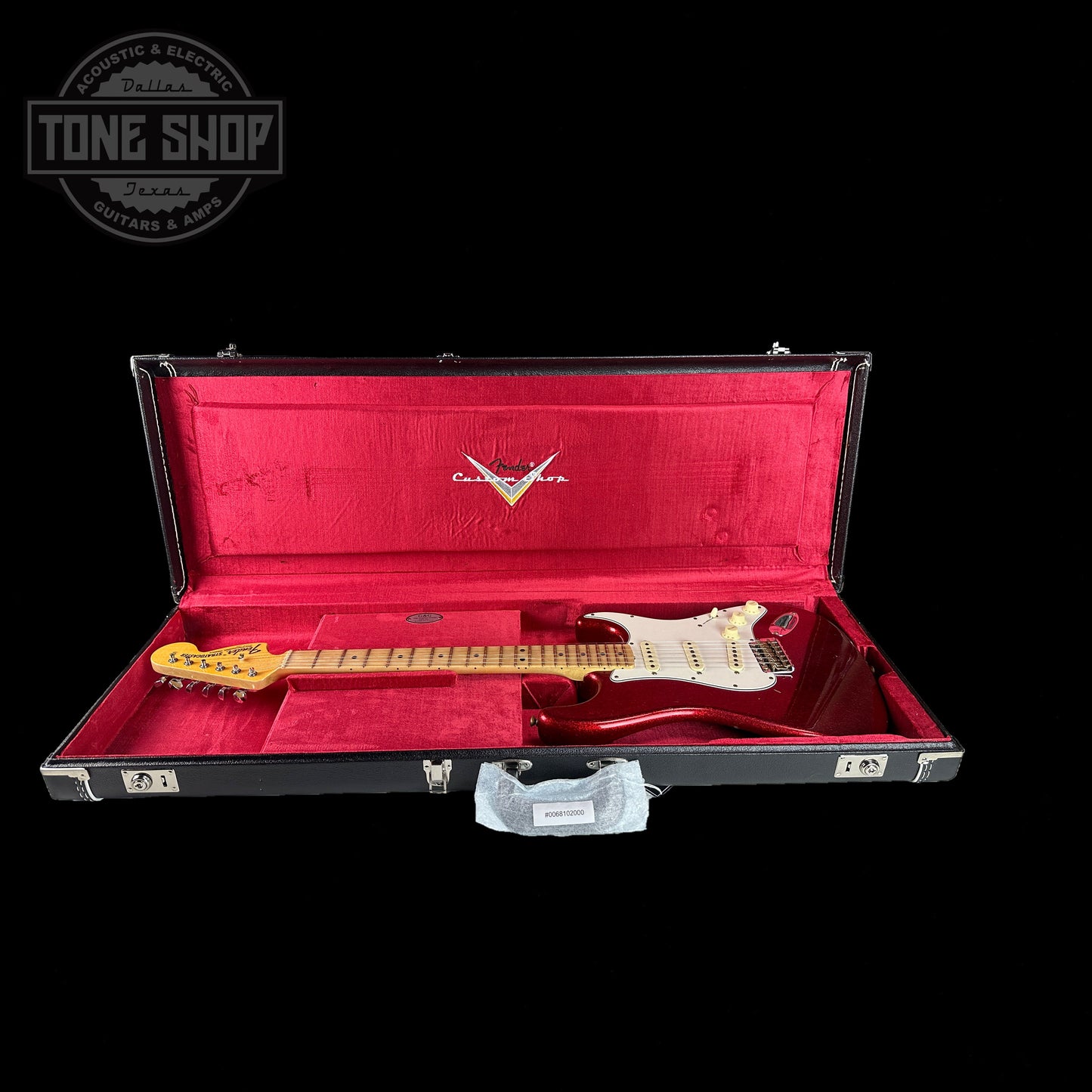 Fender Custom Shop Limited Edition 69 Strat Journeyman Relic Aged Red Sparkle w/case